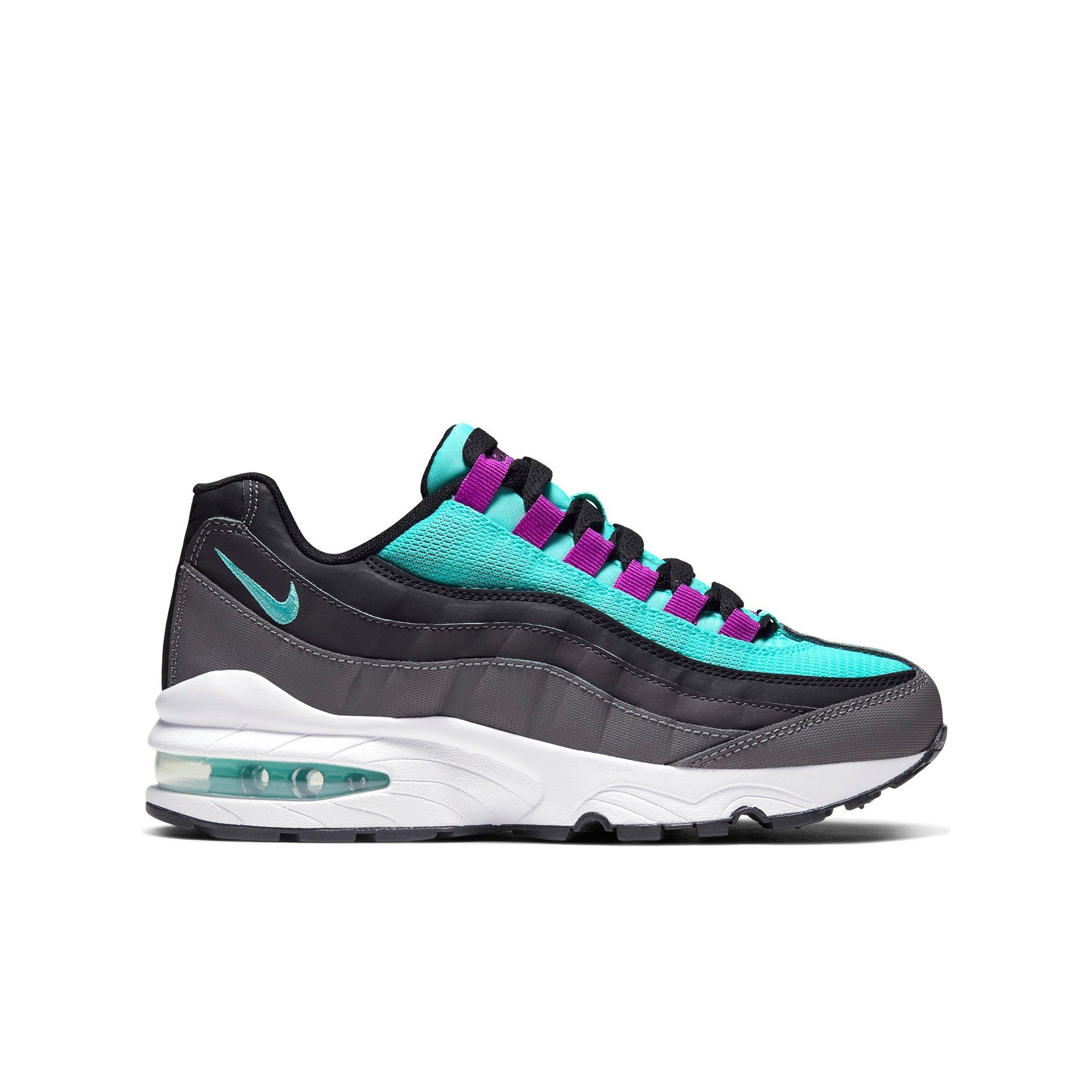 purple and turquoise air max 95