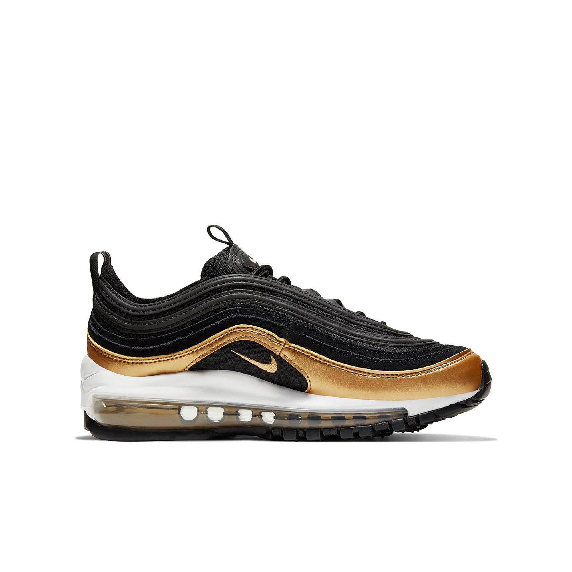 nike air max 97 junior black and gold