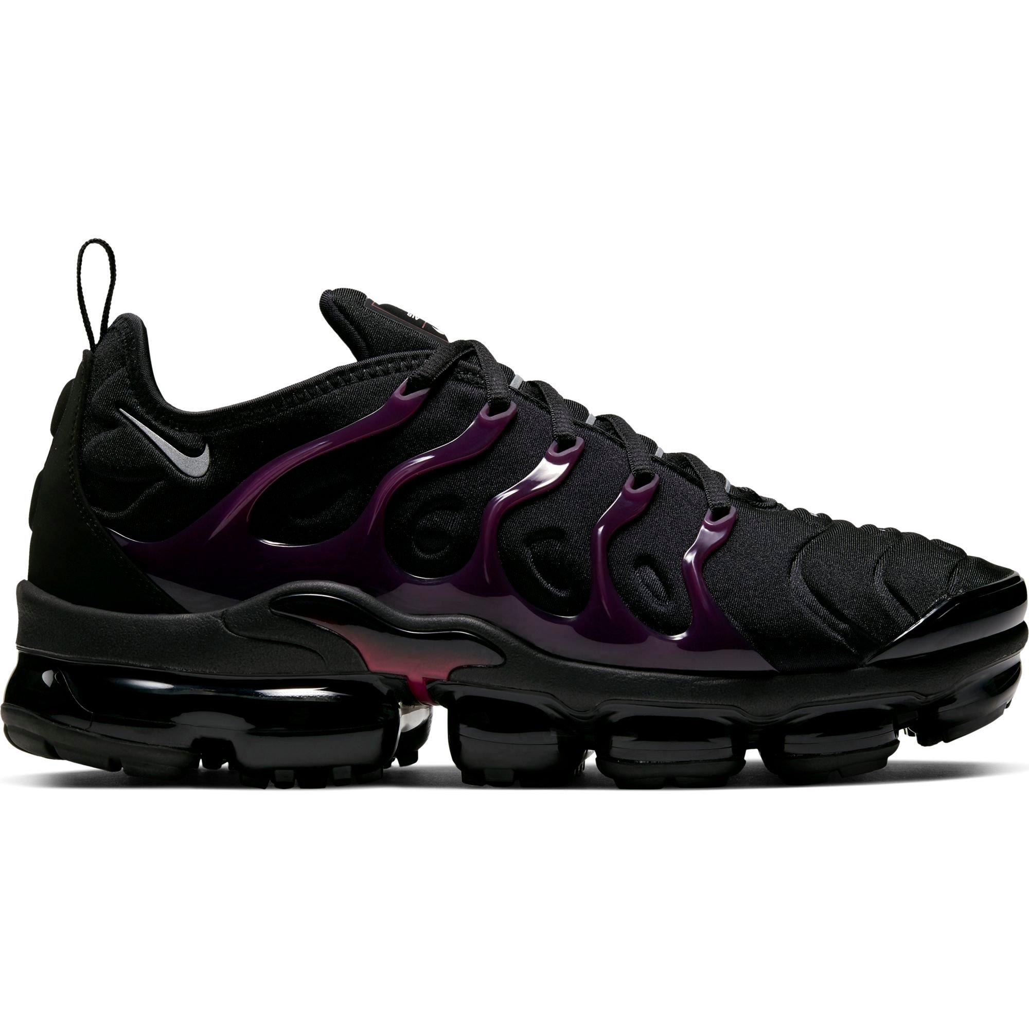 nike vapormax plus women's purple and black