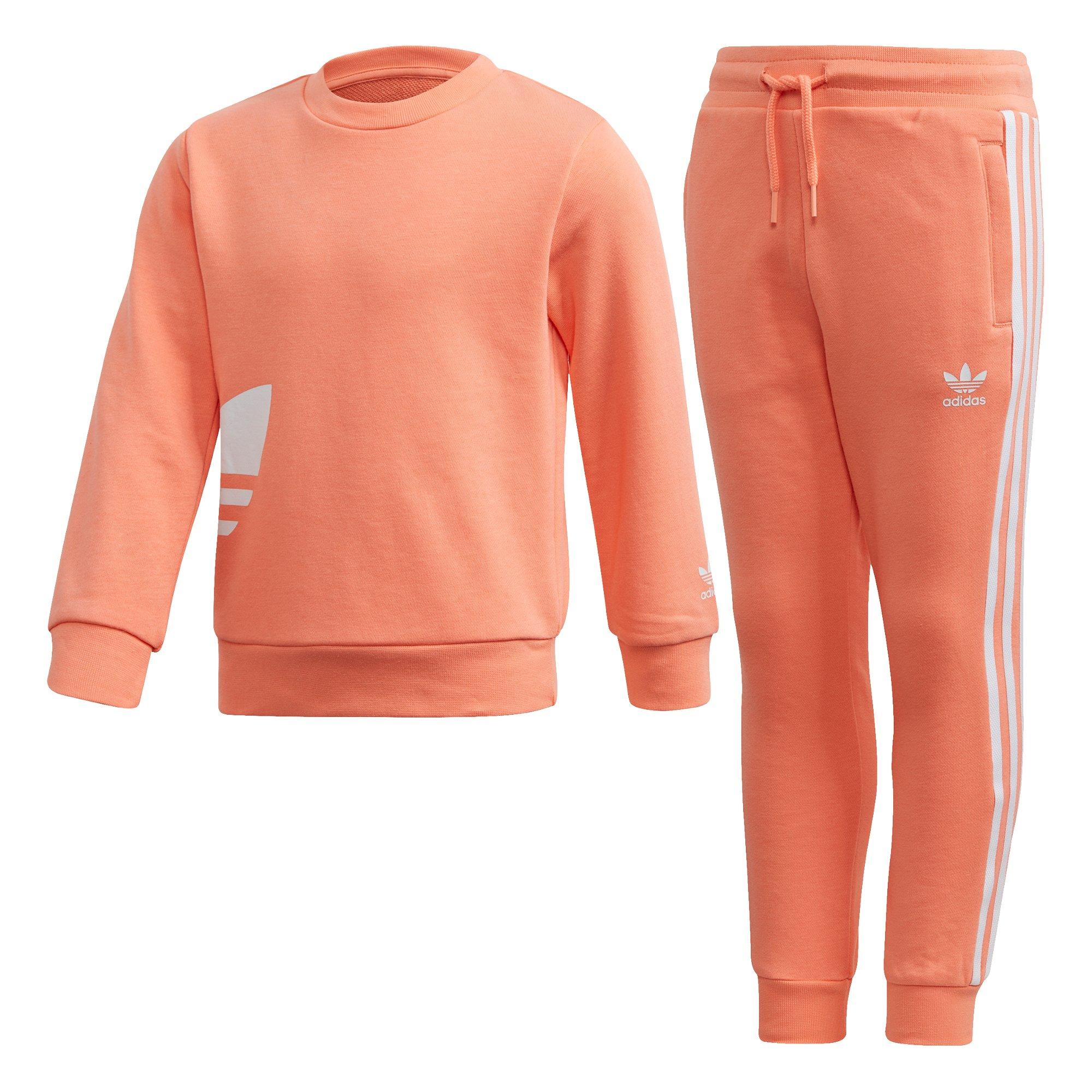 peach adidas sweatpants