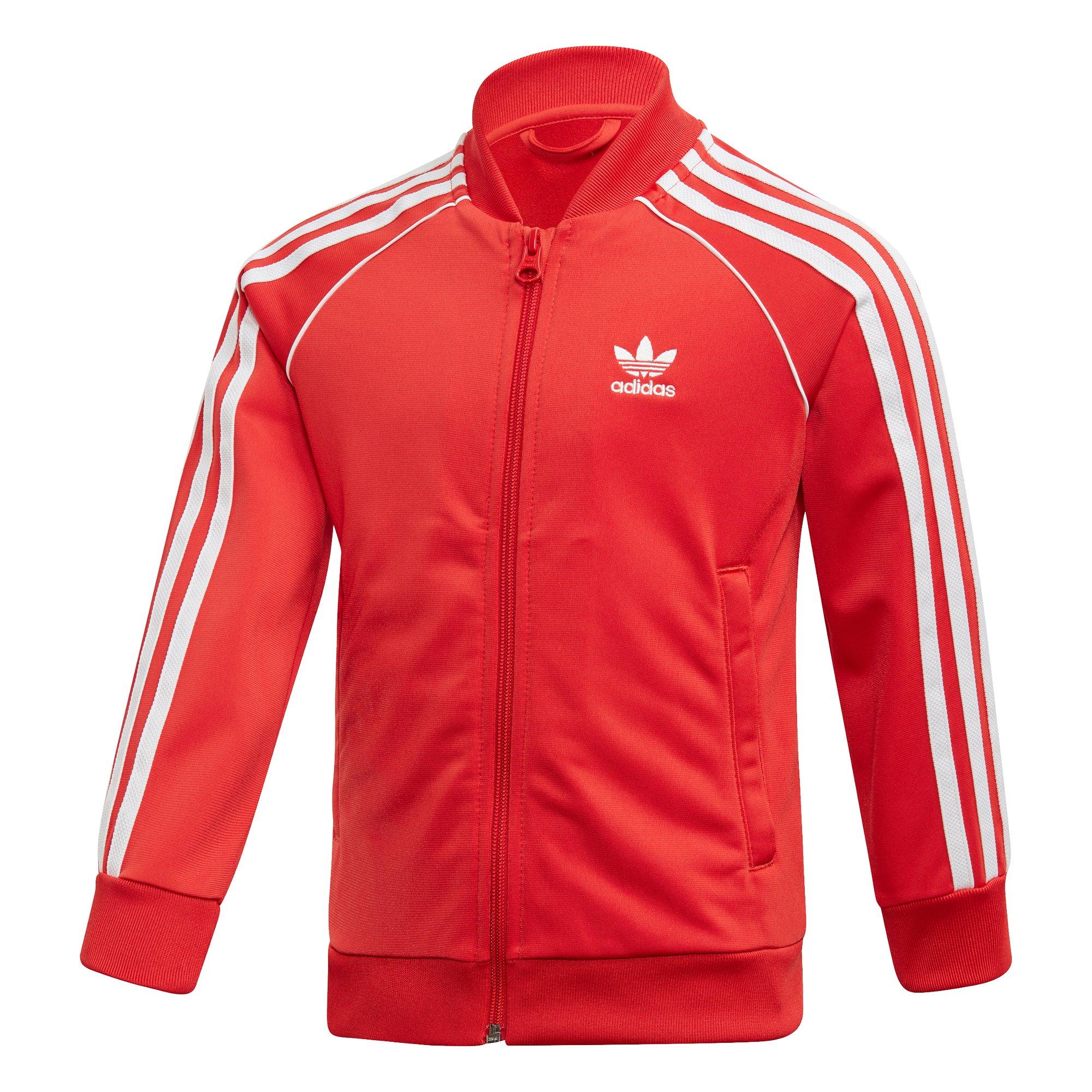 adidas superstar tracksuit red