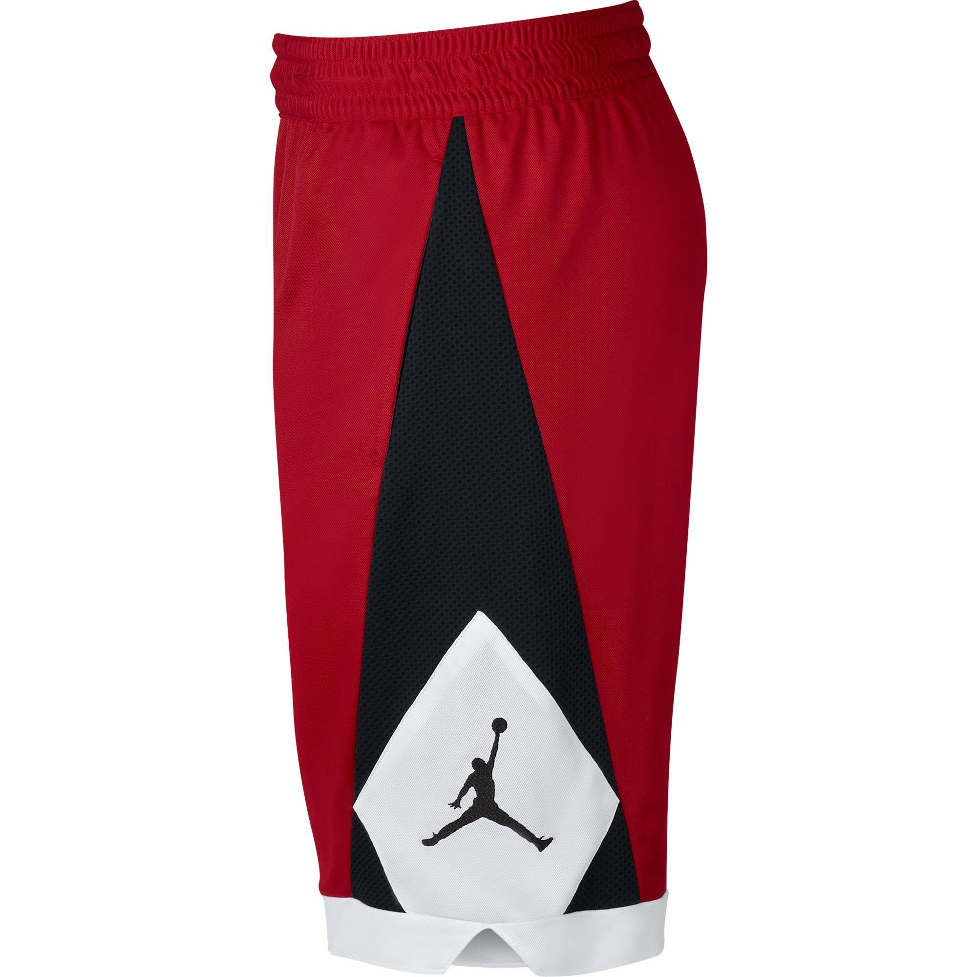 jordan rise striped triangle shorts