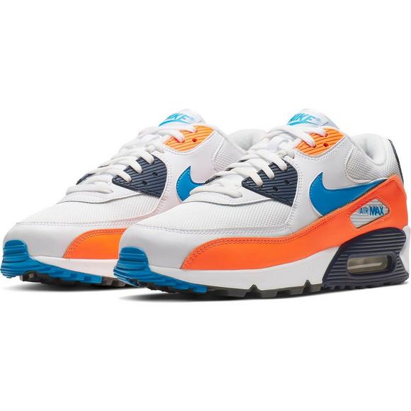 air max 90 essential white/photo blue-total orange air max 90 essential white/photo blue-total orange