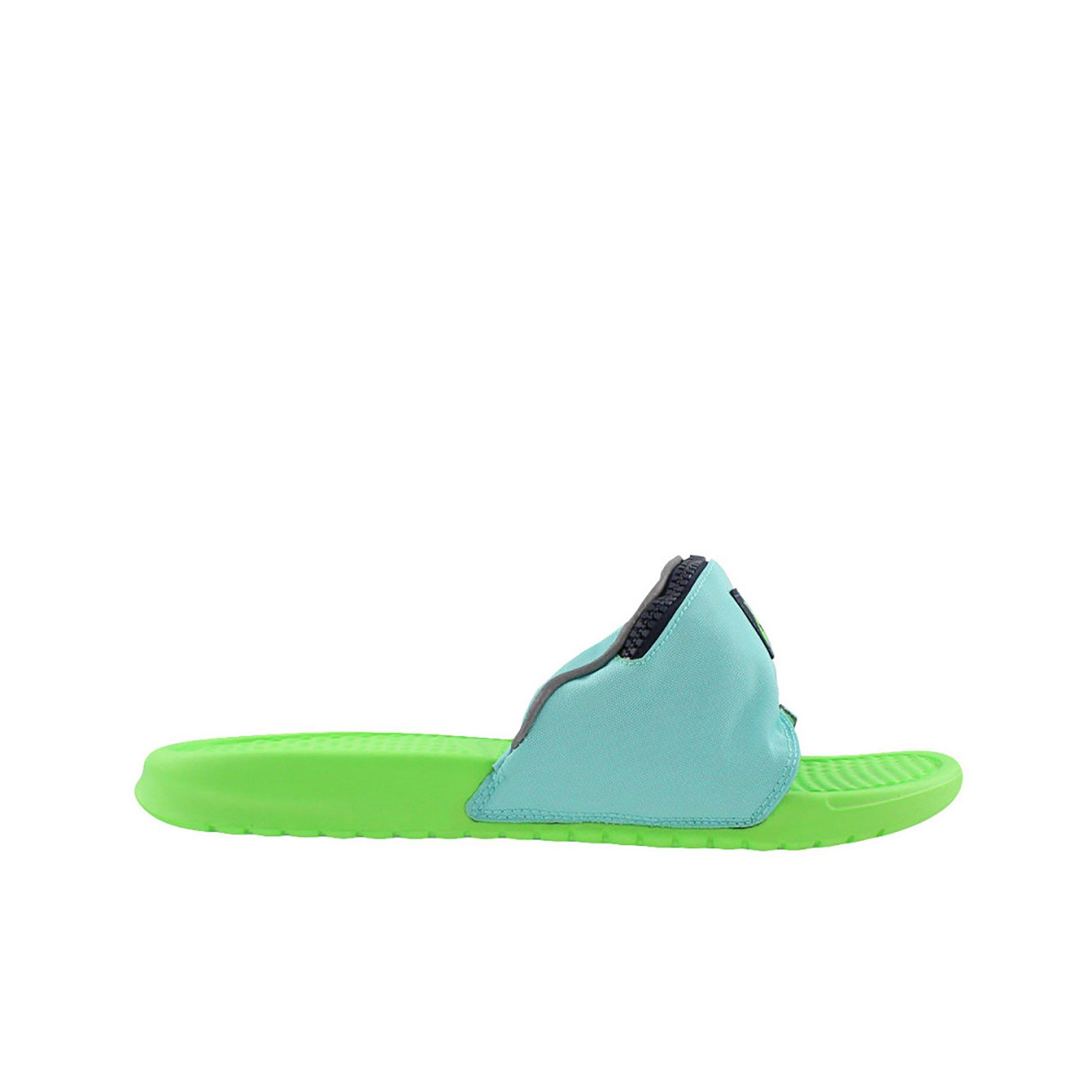 nike benassi jdi fanny pack green