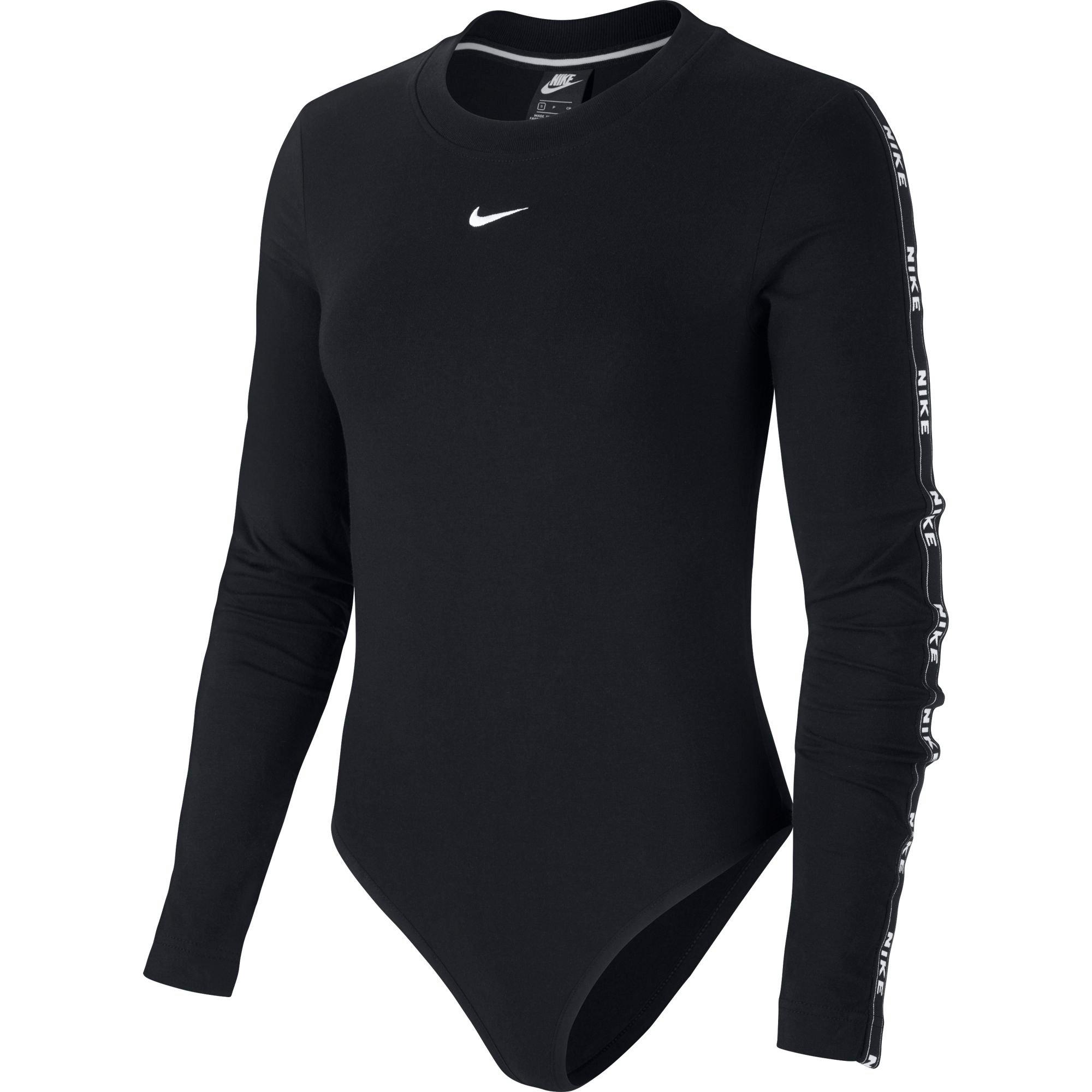 nike taped long sleeve bodysuit