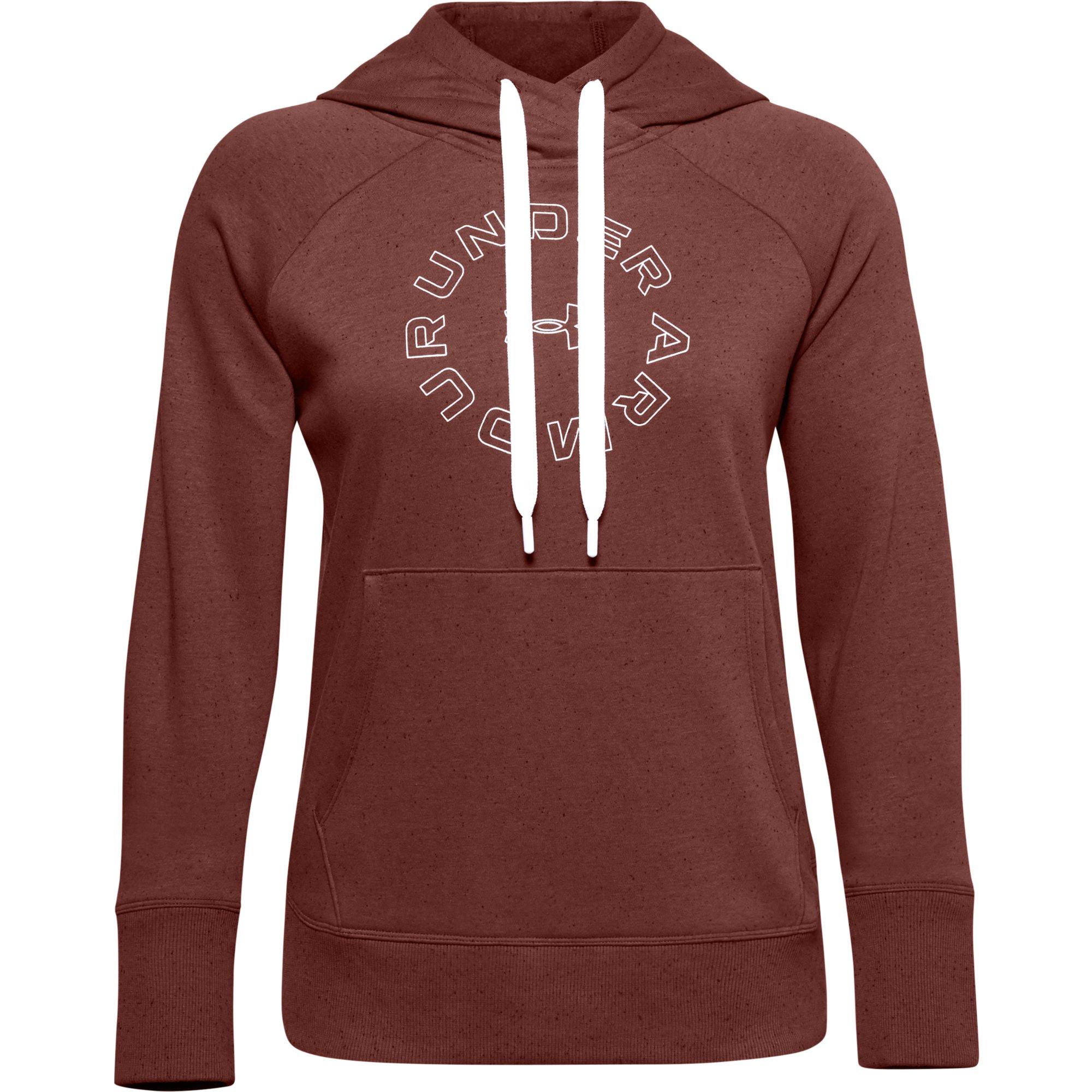 under armour hoodie women brown