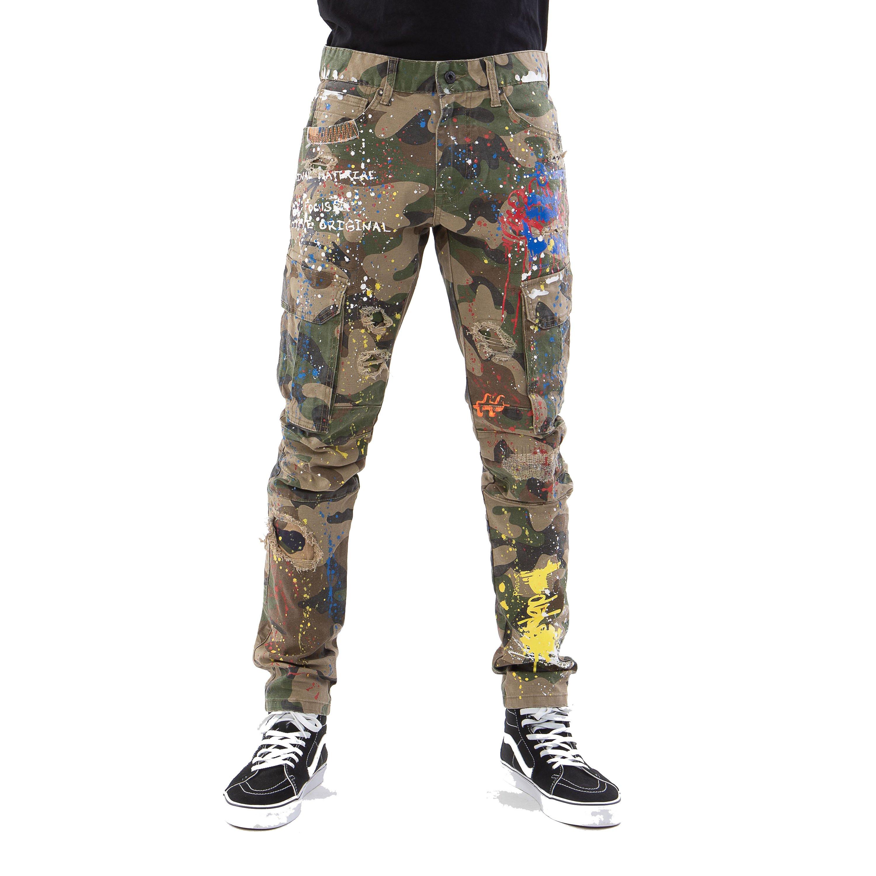 smoke rise camo jeans