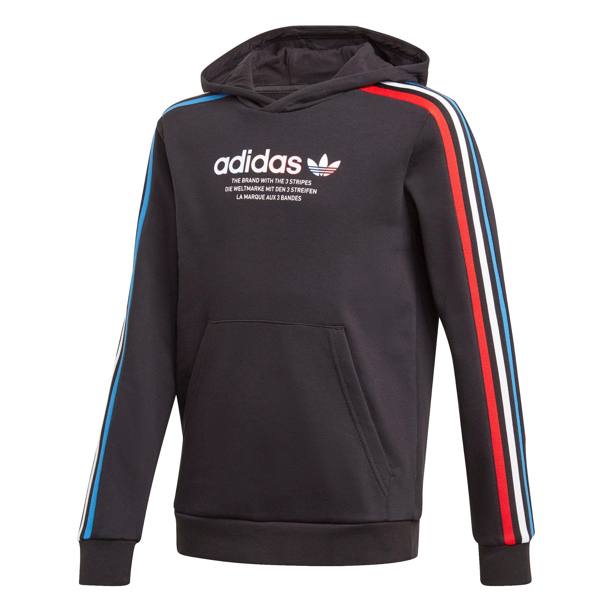 adidas tri color hoodie