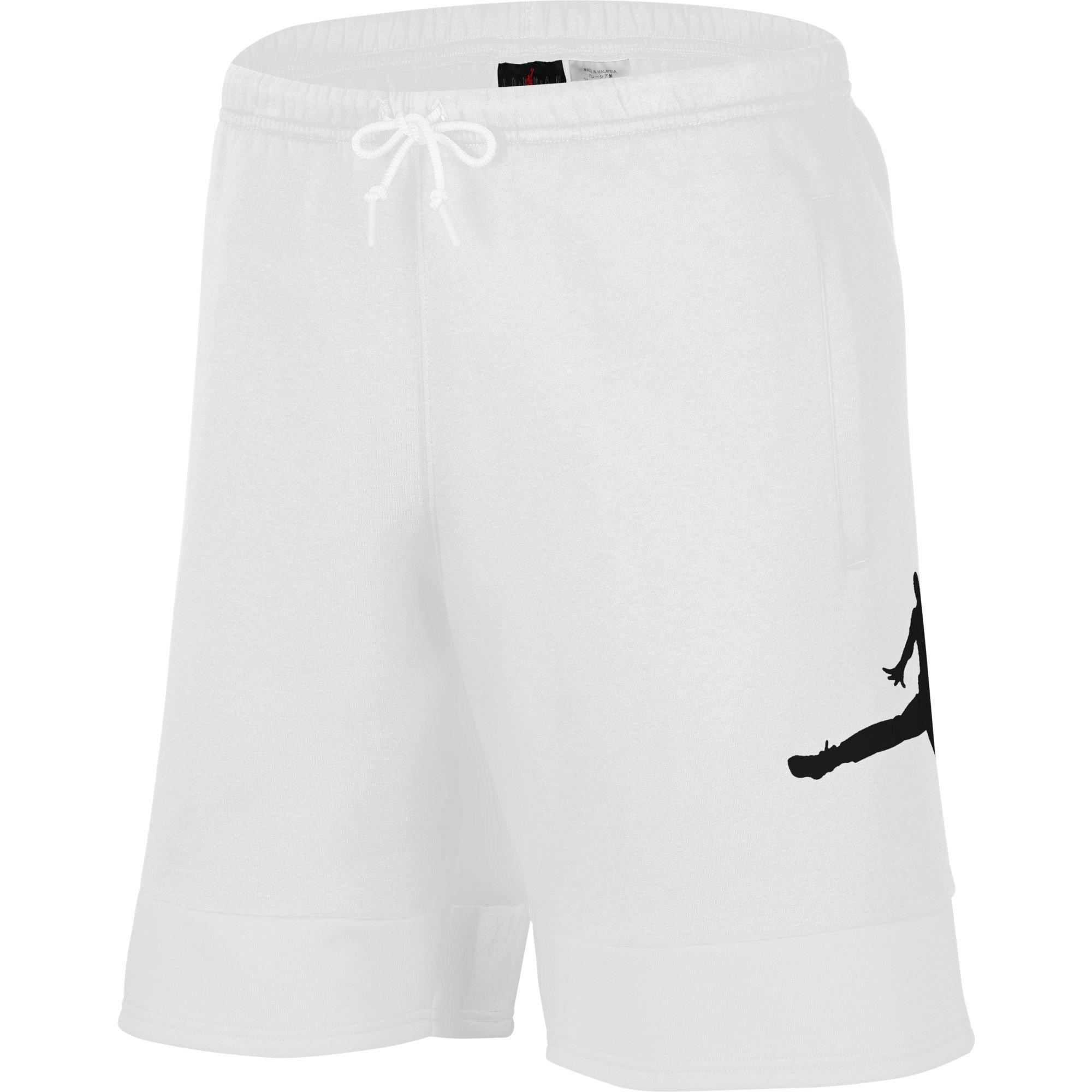 white air jordan shorts