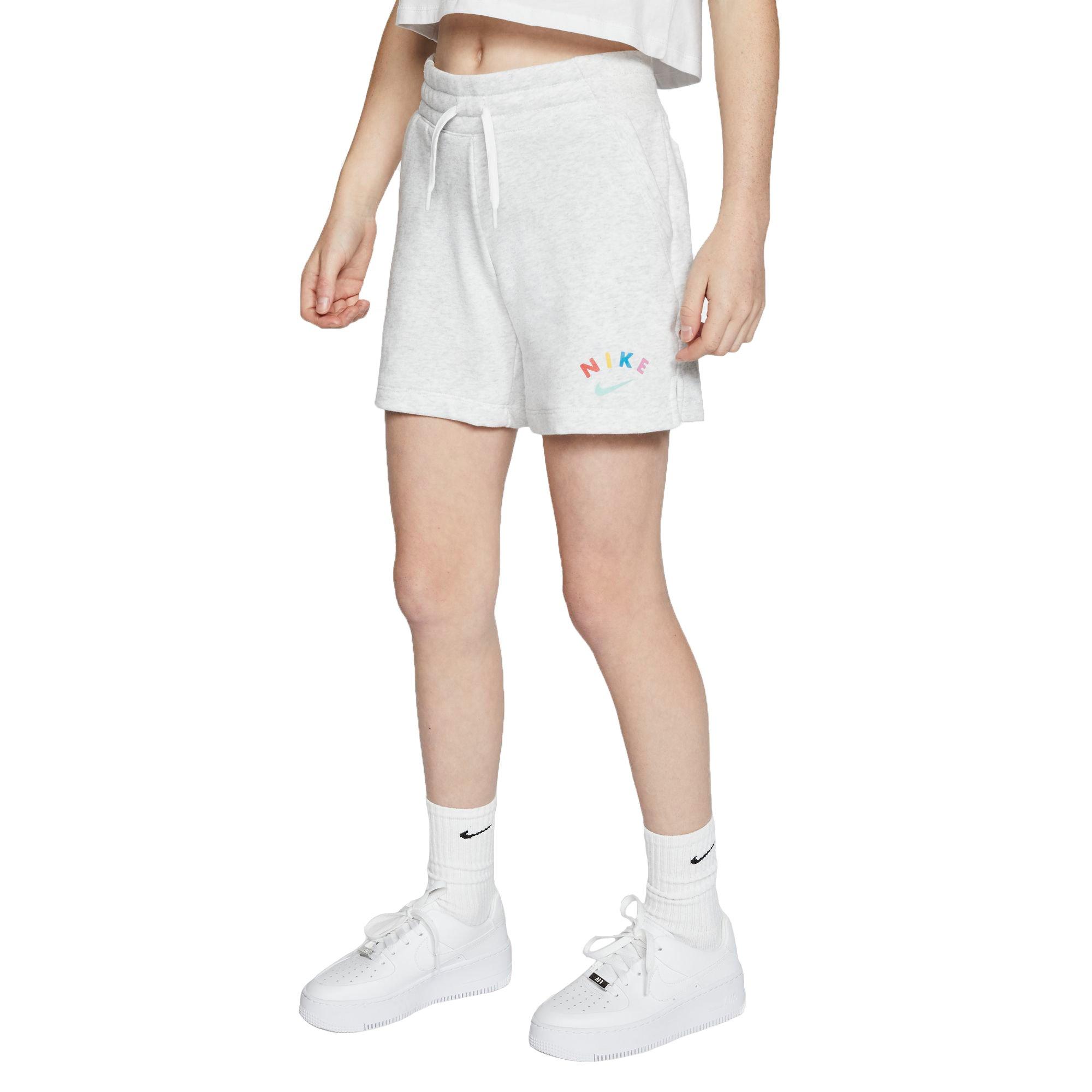 nike sweat shorts girls