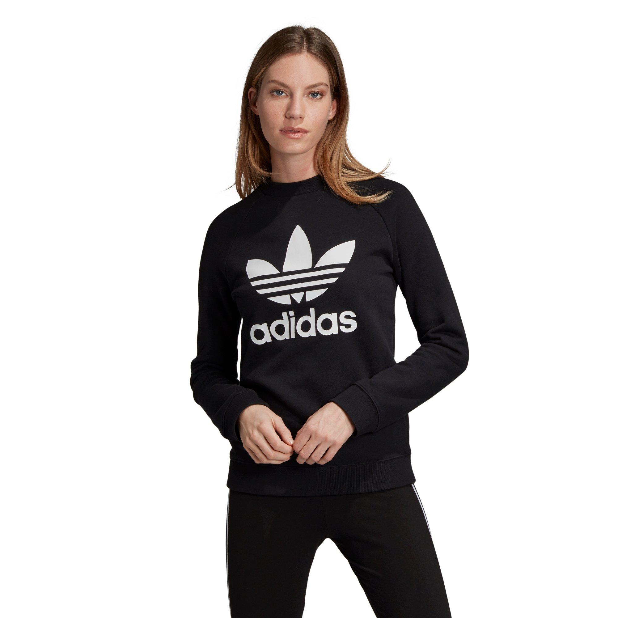 adidas trefoil jumper womens