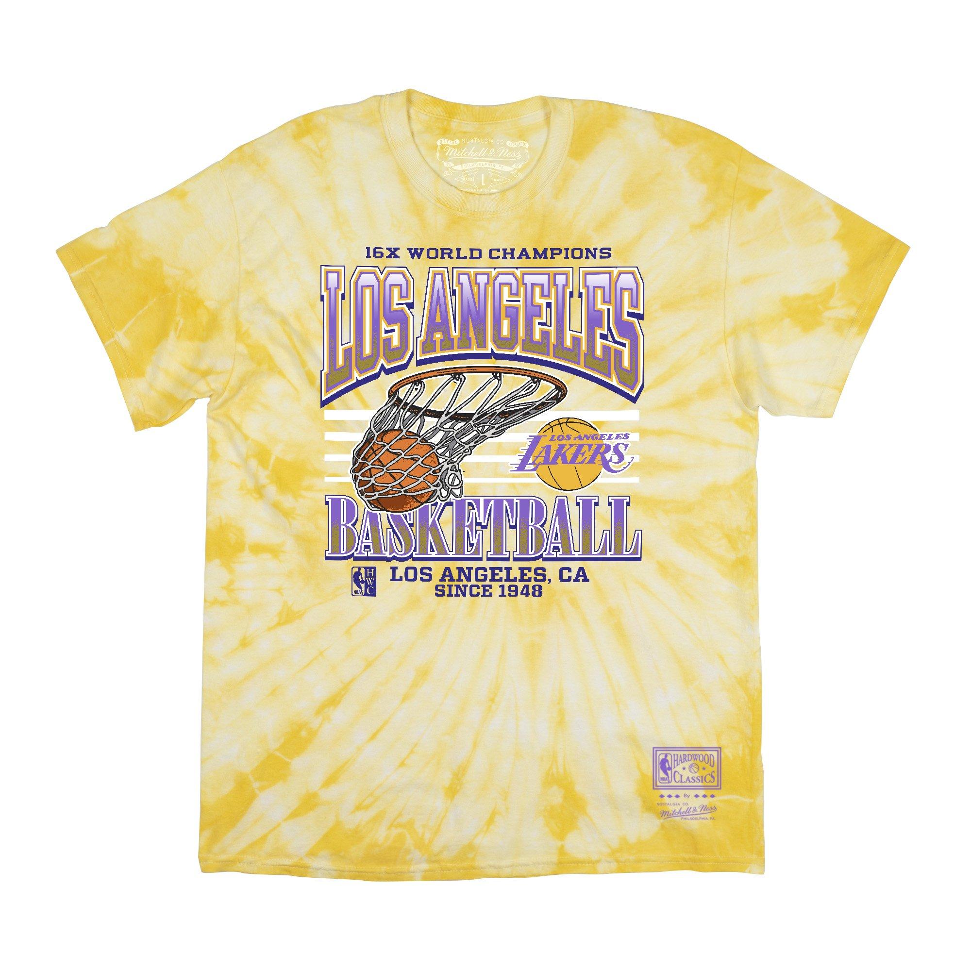 lakers tie dye shirt