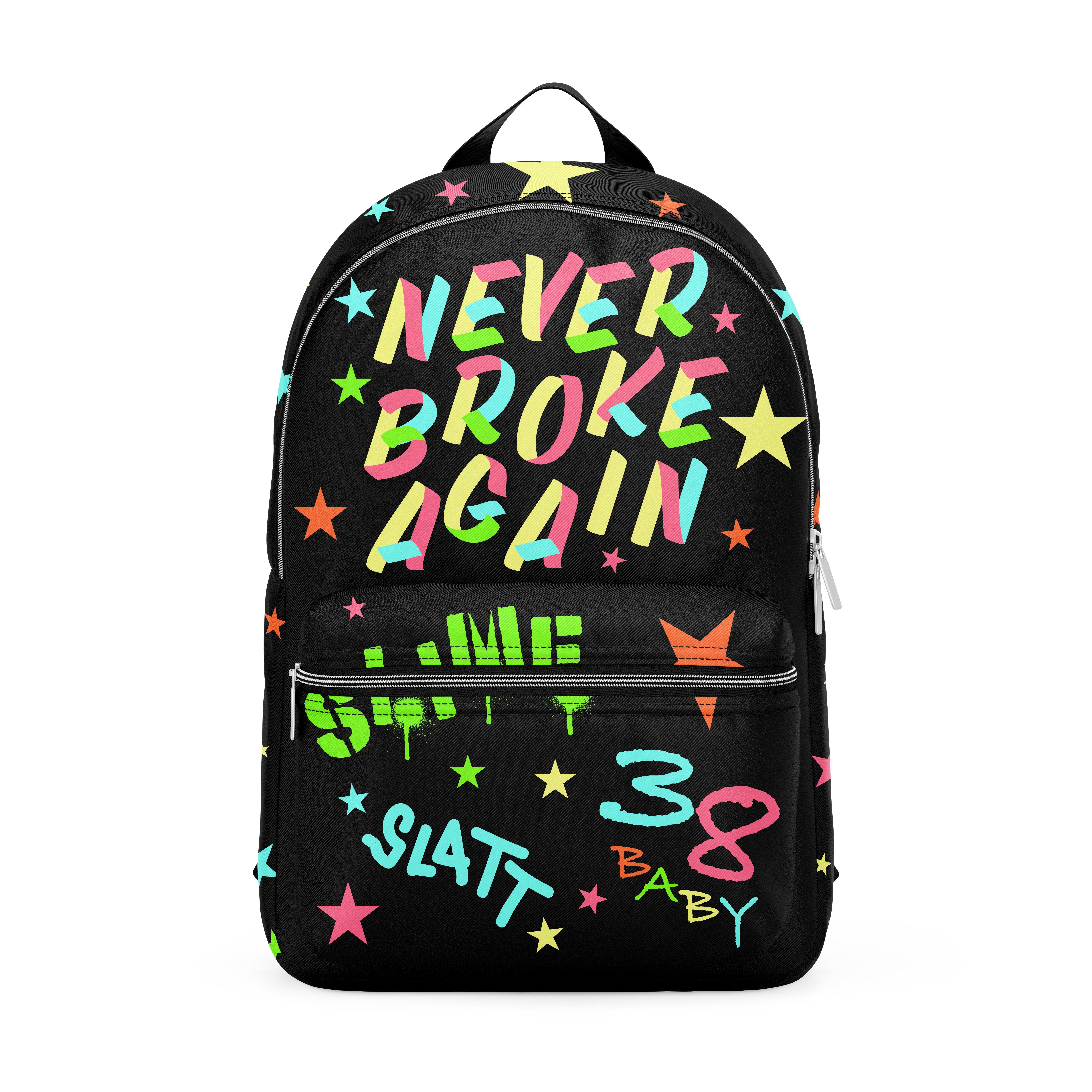 never broke again backpack