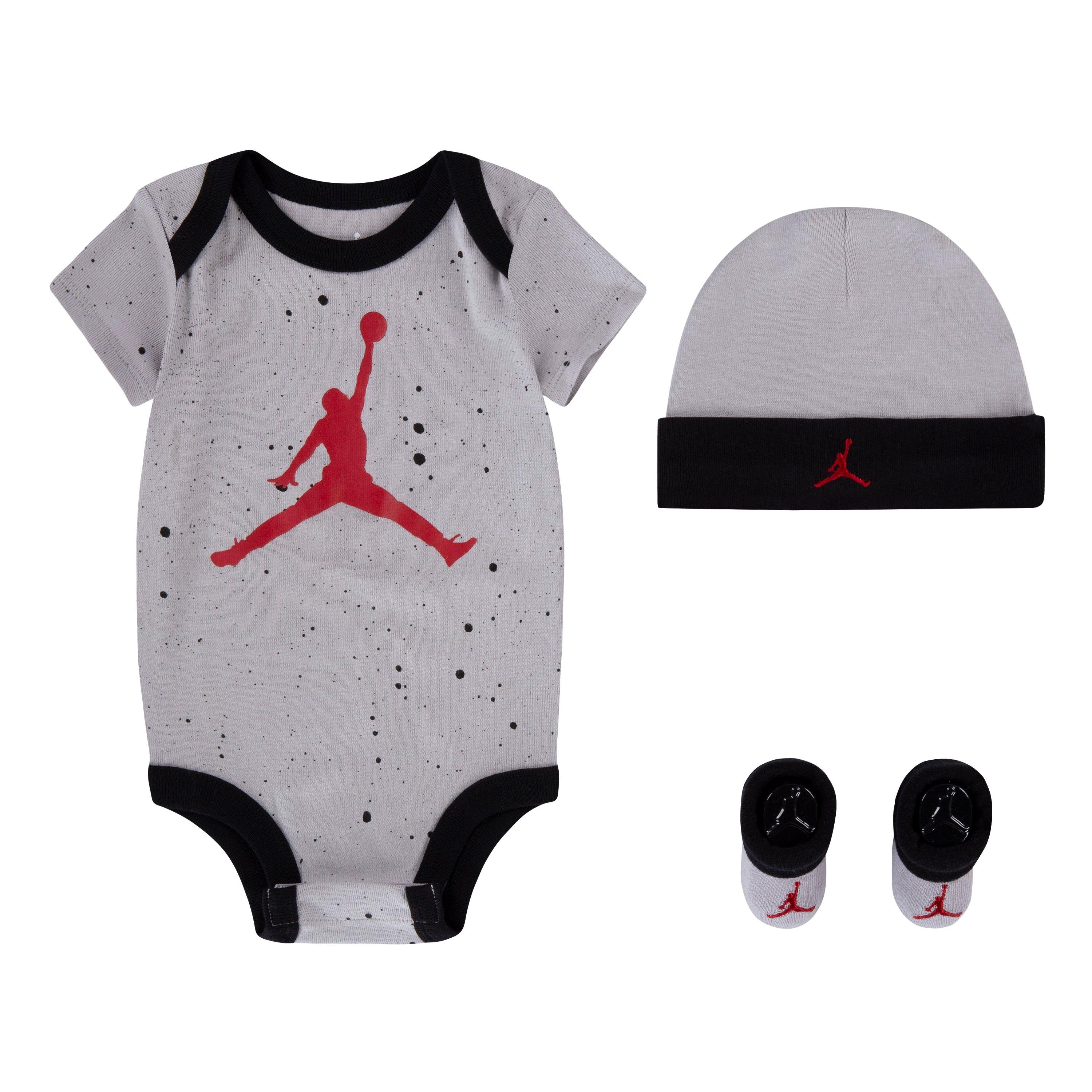 jordan infant hat and booties