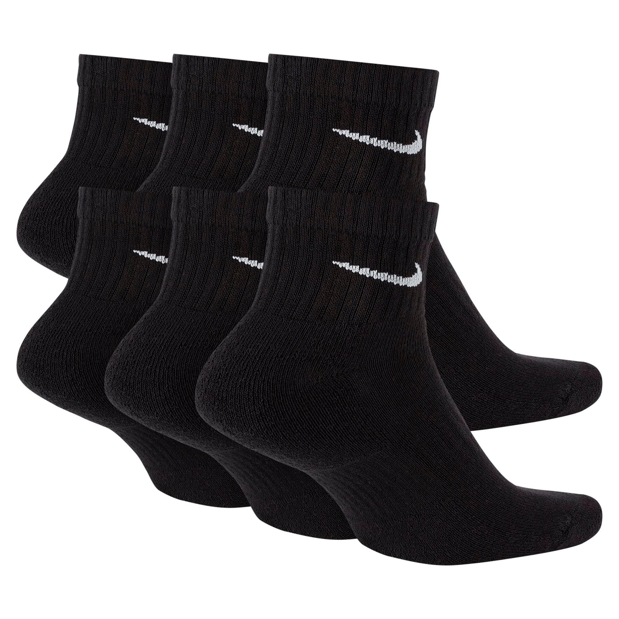black nike ankle socks womens