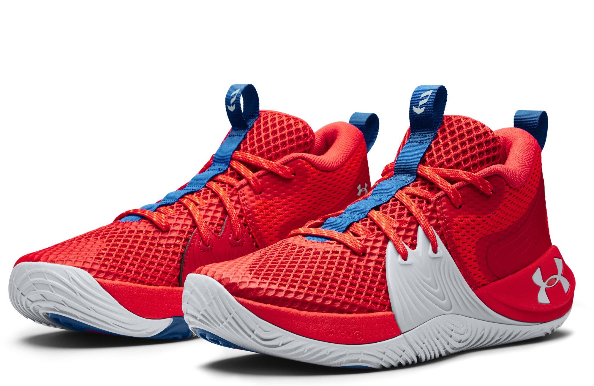 Sneakers Release – Under Armour Embiid 1 “Versa Red” Men’s and Kids ...