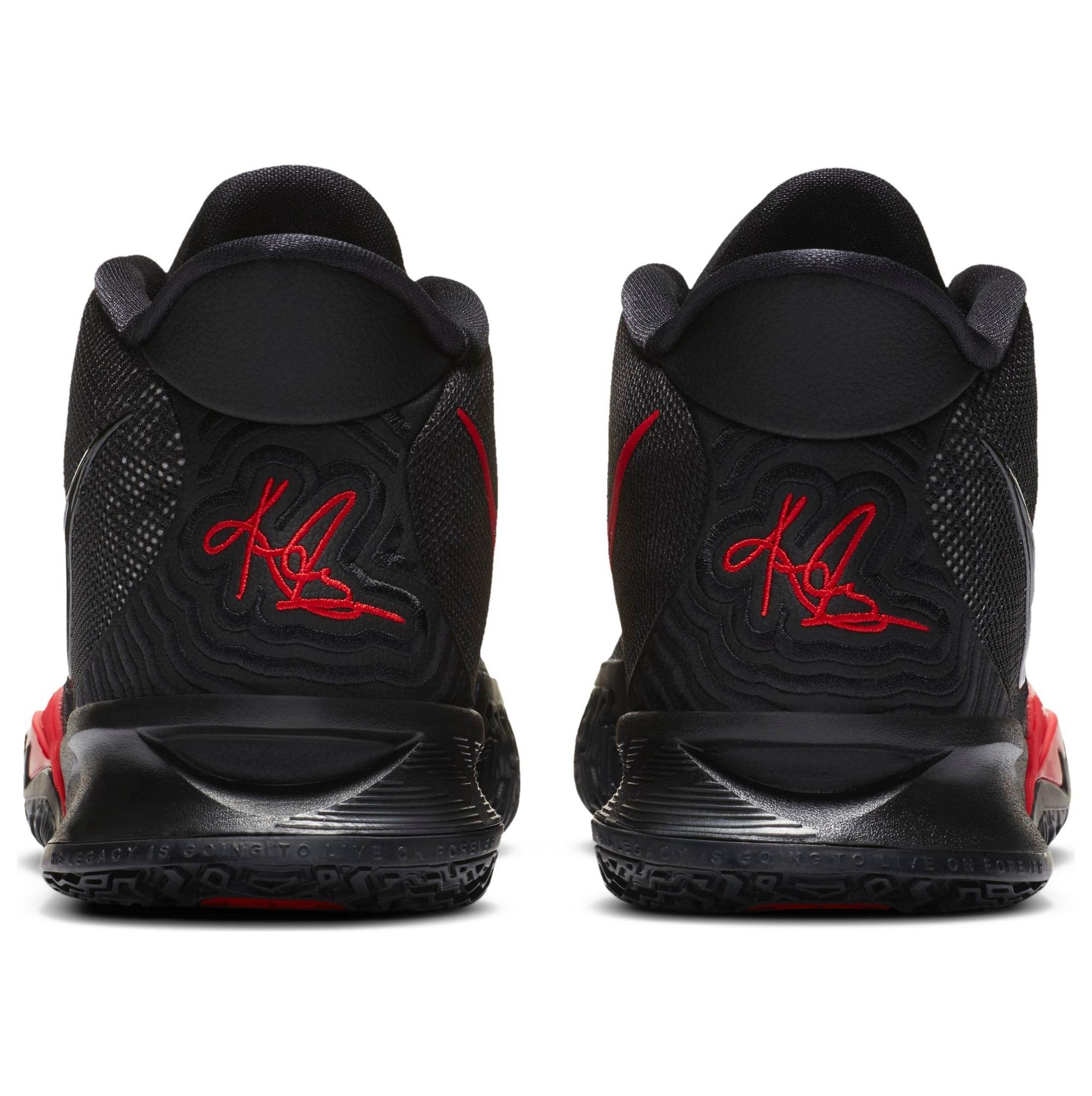 Kyrie shoes black and hot sale red