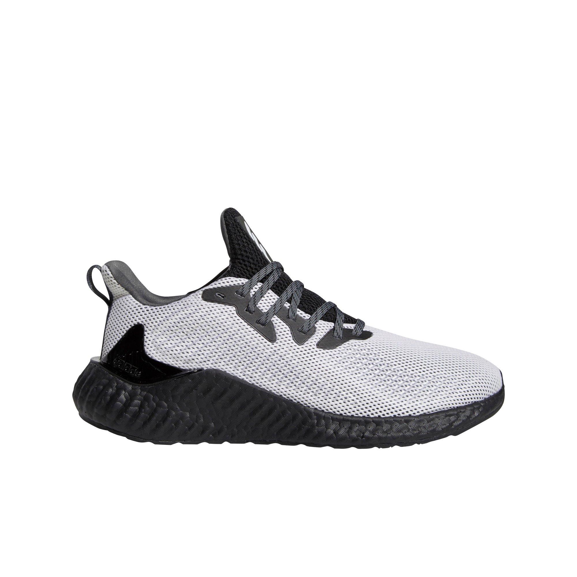 adidas white and black running shoes