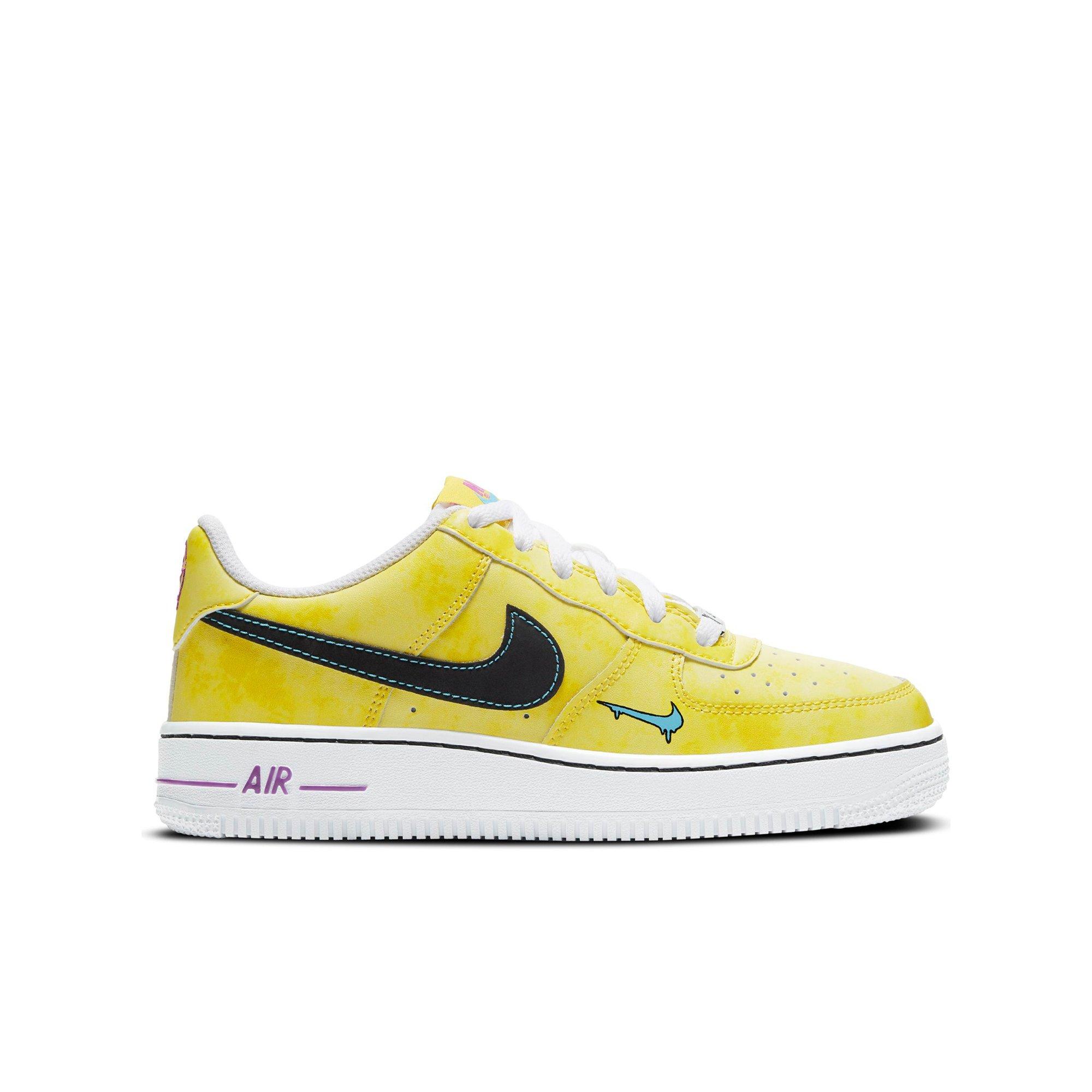 pastel yellow nike shoes