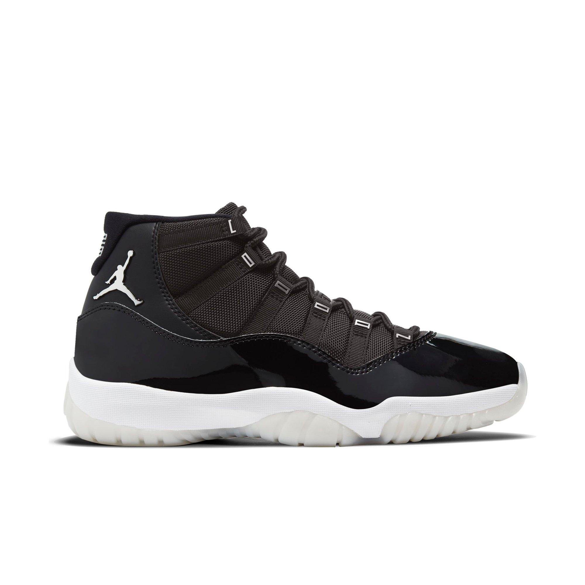 black and white jordans grade school