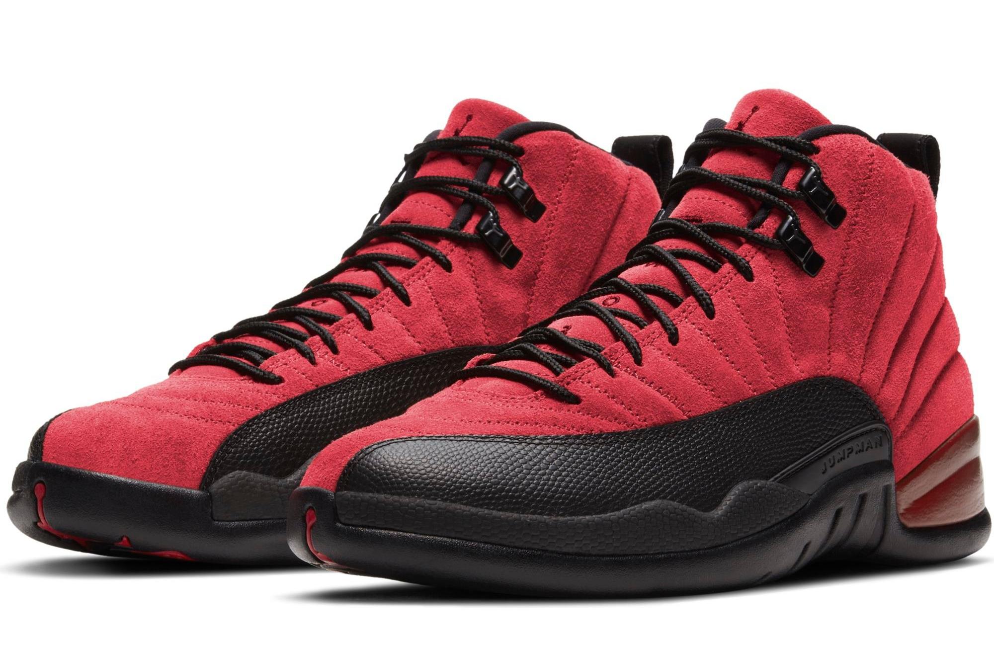 Red and black store jordans hibbett sports