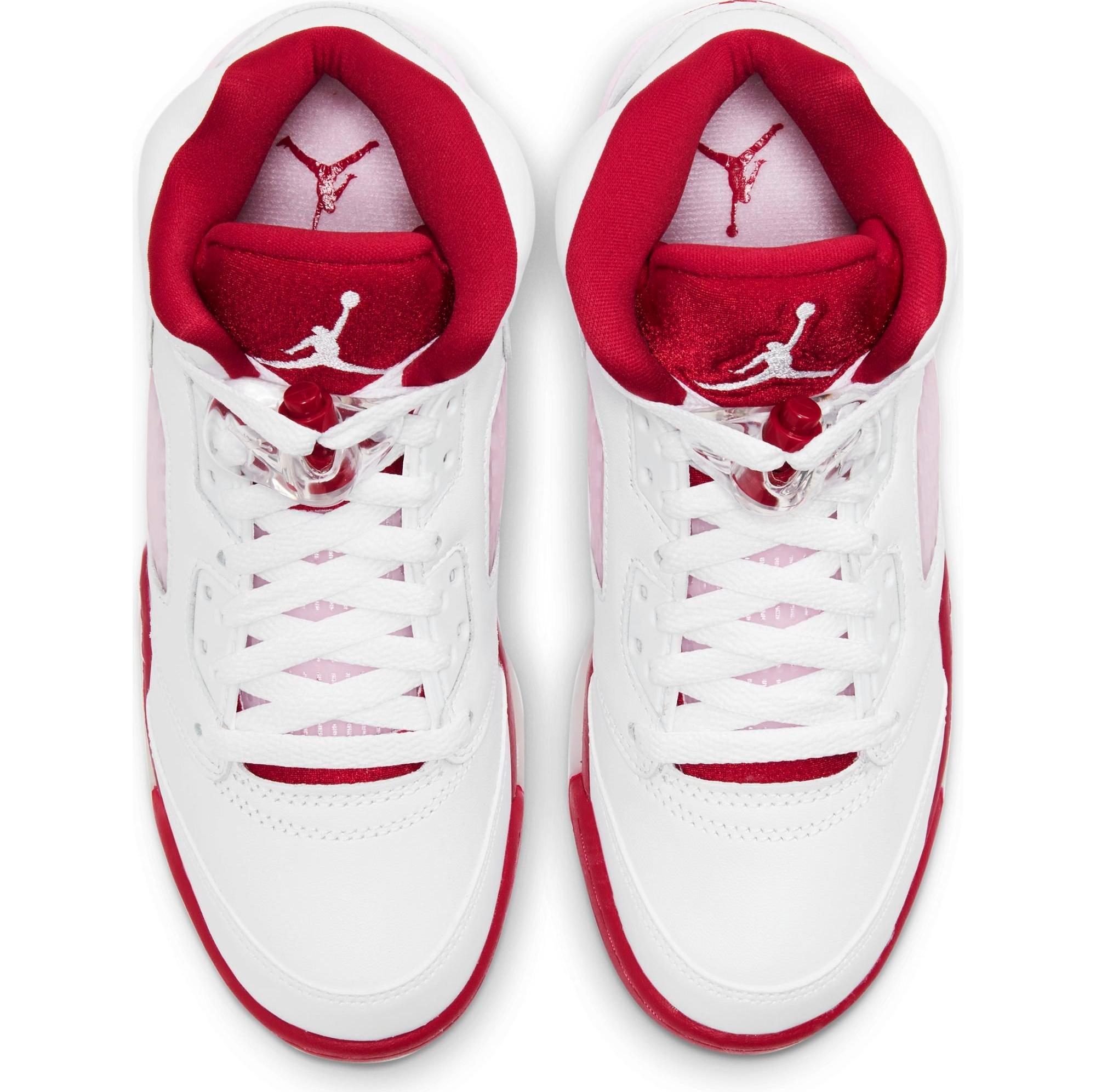 Pink and sales red jordans