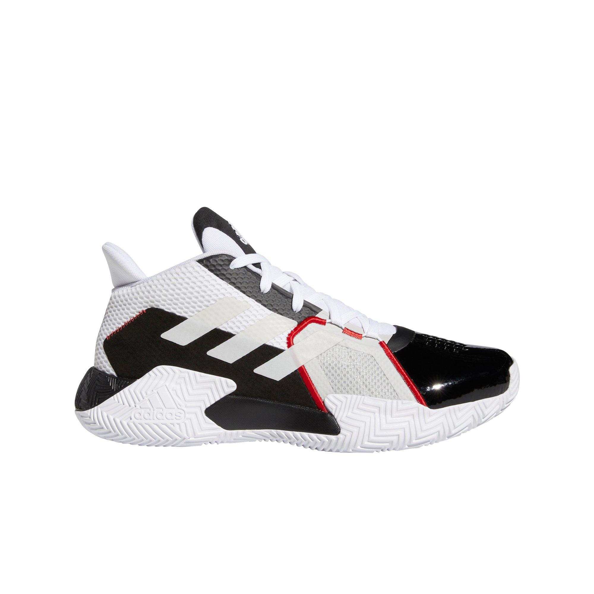 adidas basketball shoes red black white