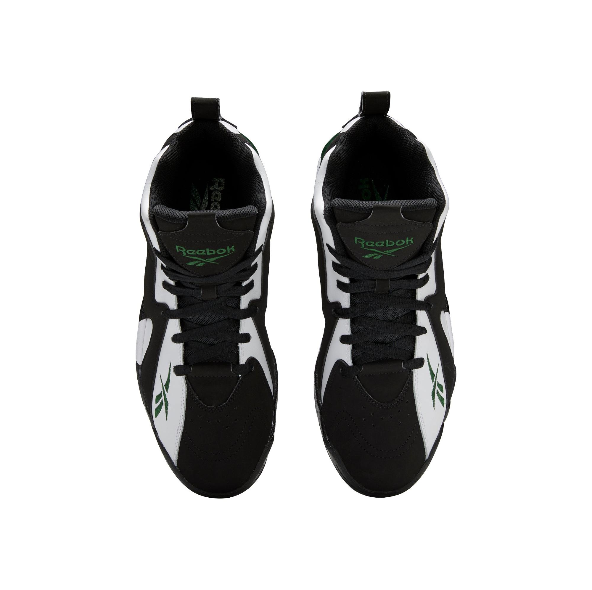 Reebok Kamikaze 2 "Black/White/Utility Green" Men's Basketball Shoe