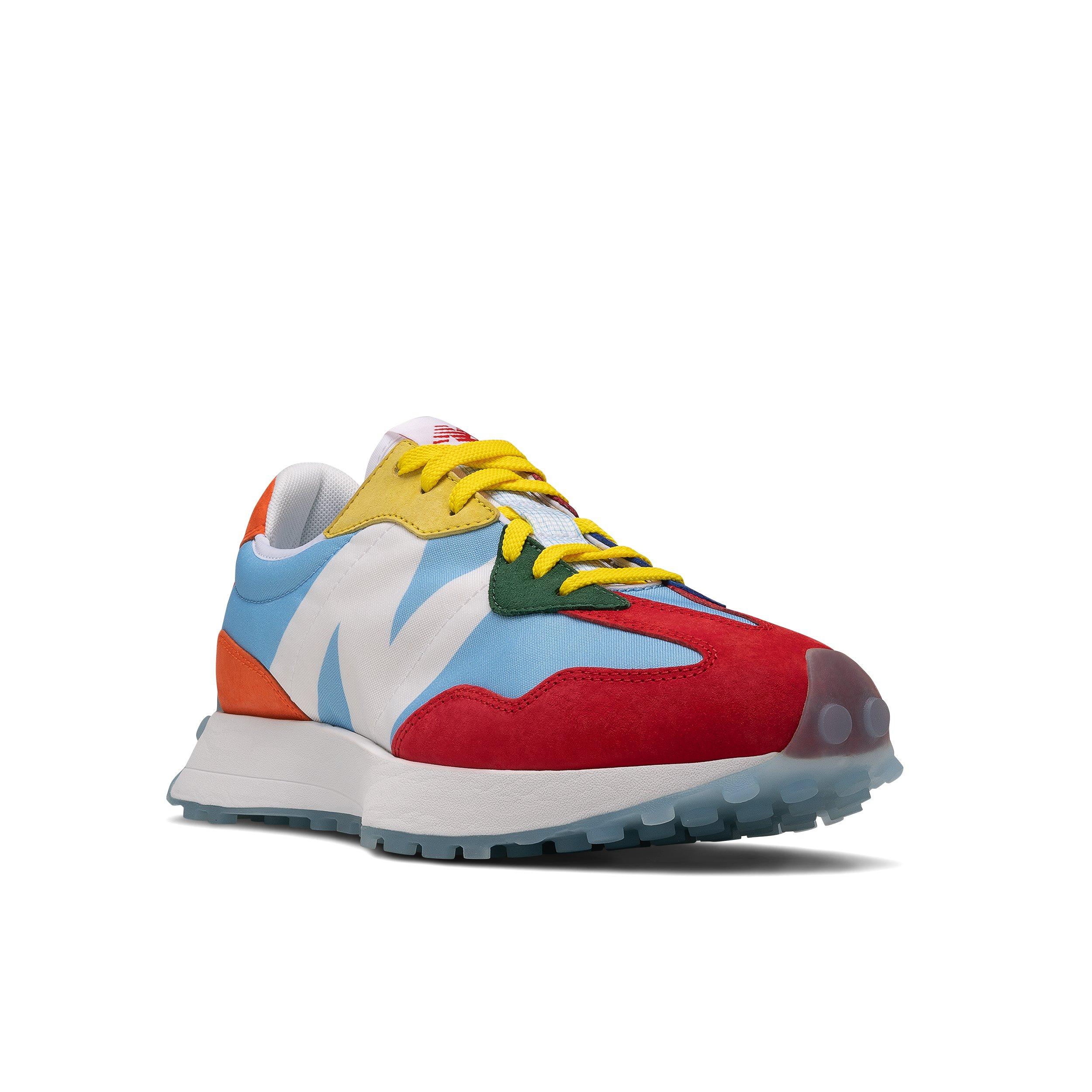 new balance 327 red blue