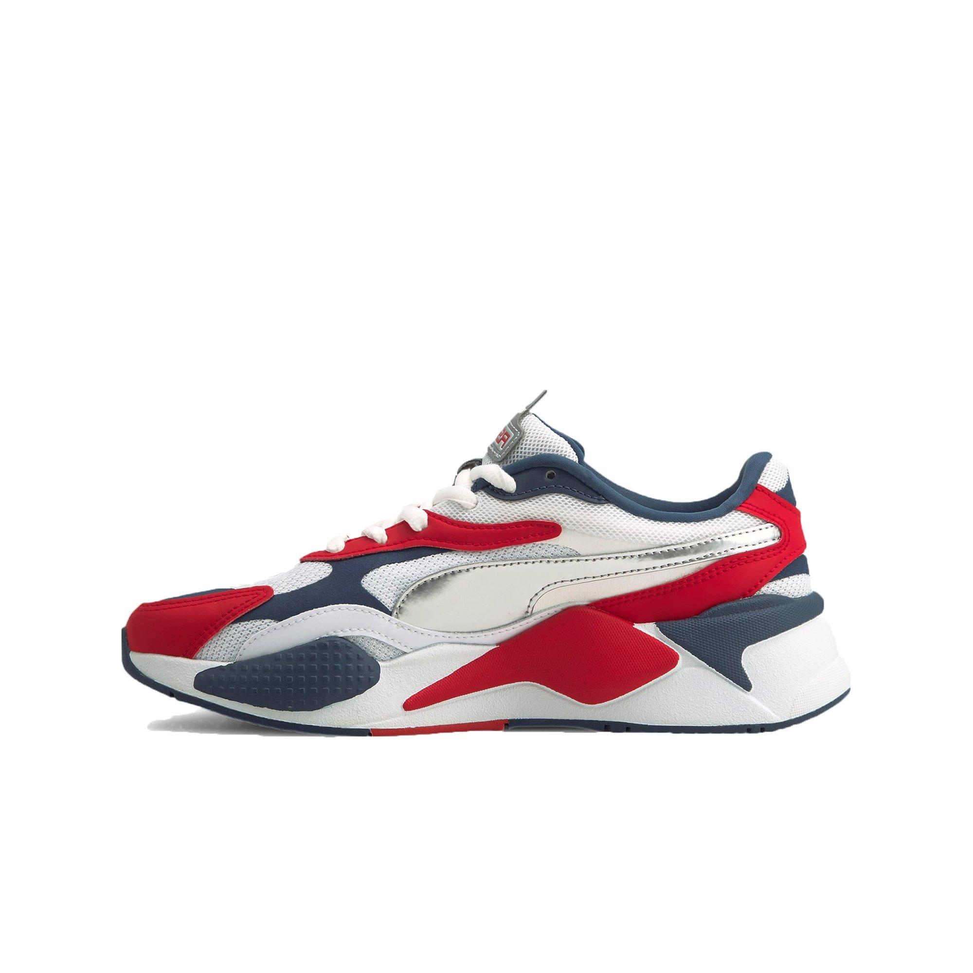 puma shoes red white and blue