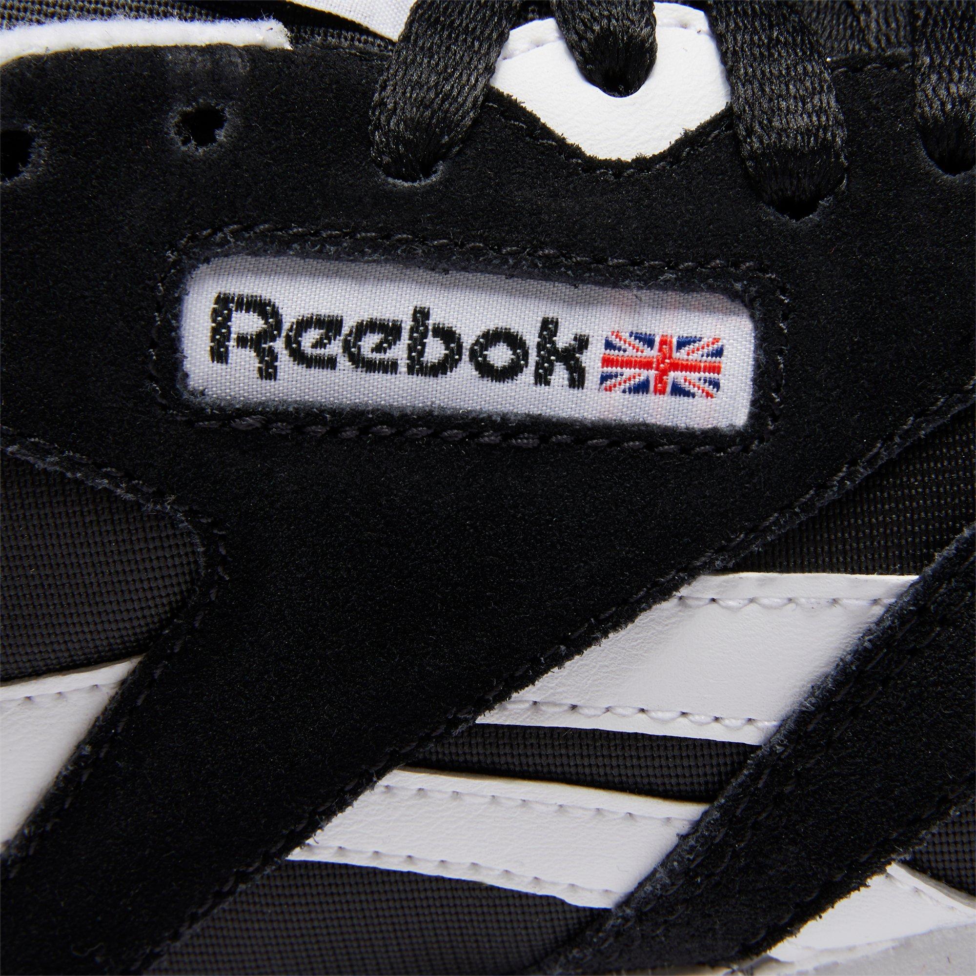 reebok classic nylon black white