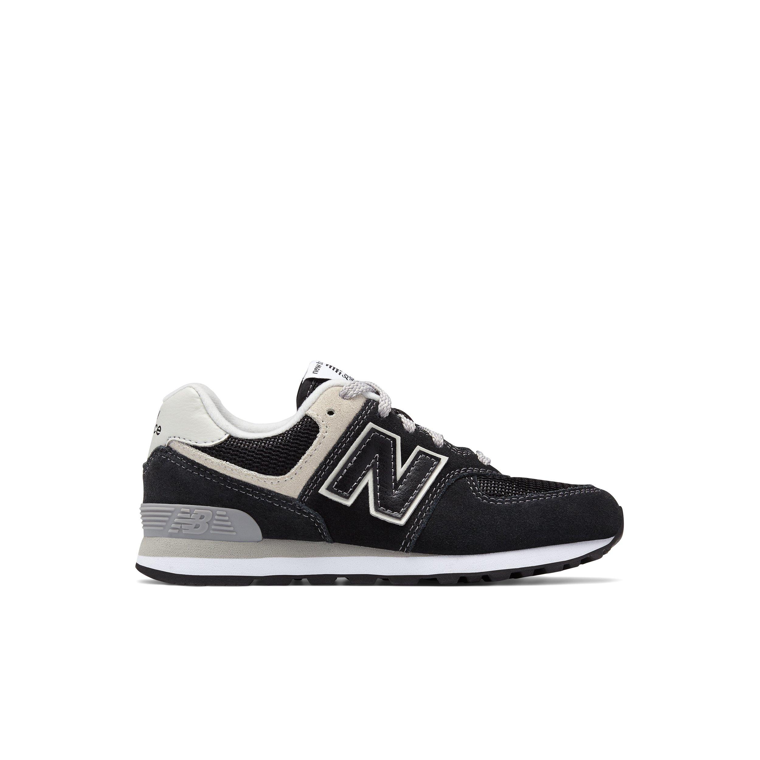 new balance 574 black white grey