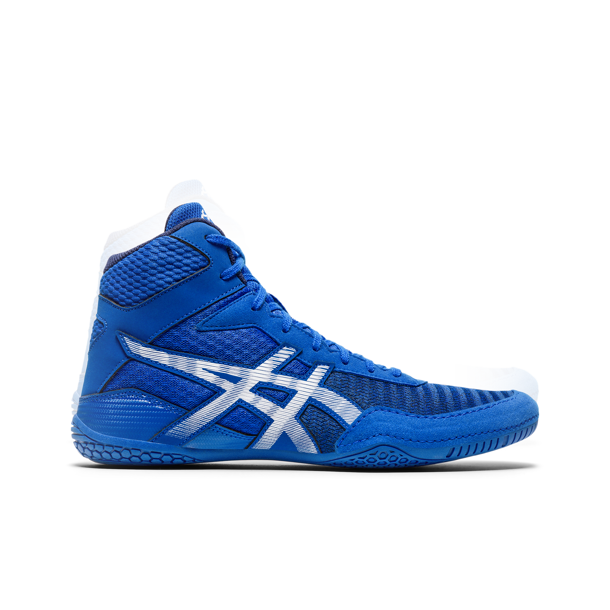 blue and silver shoes