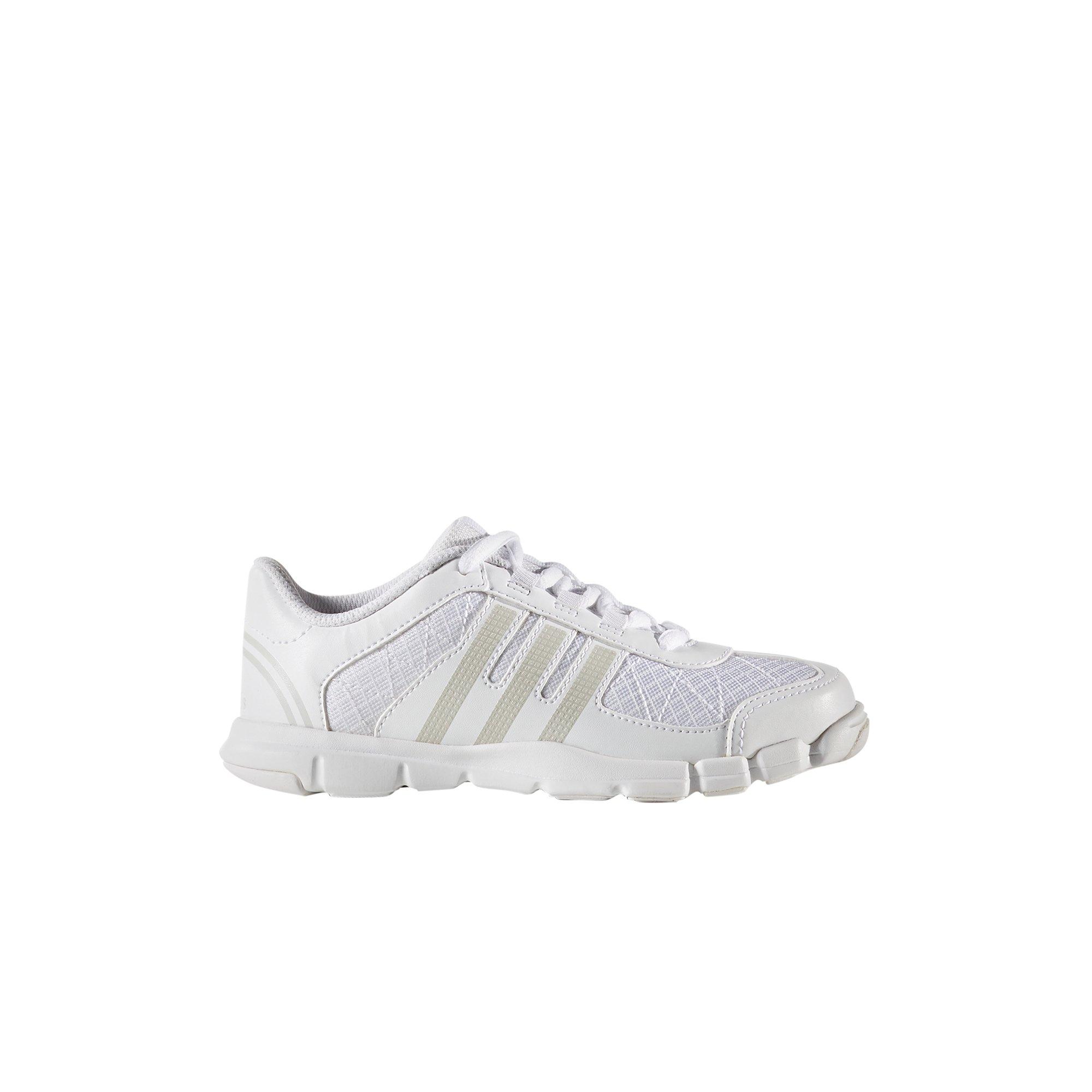 white adidas cheer shoes