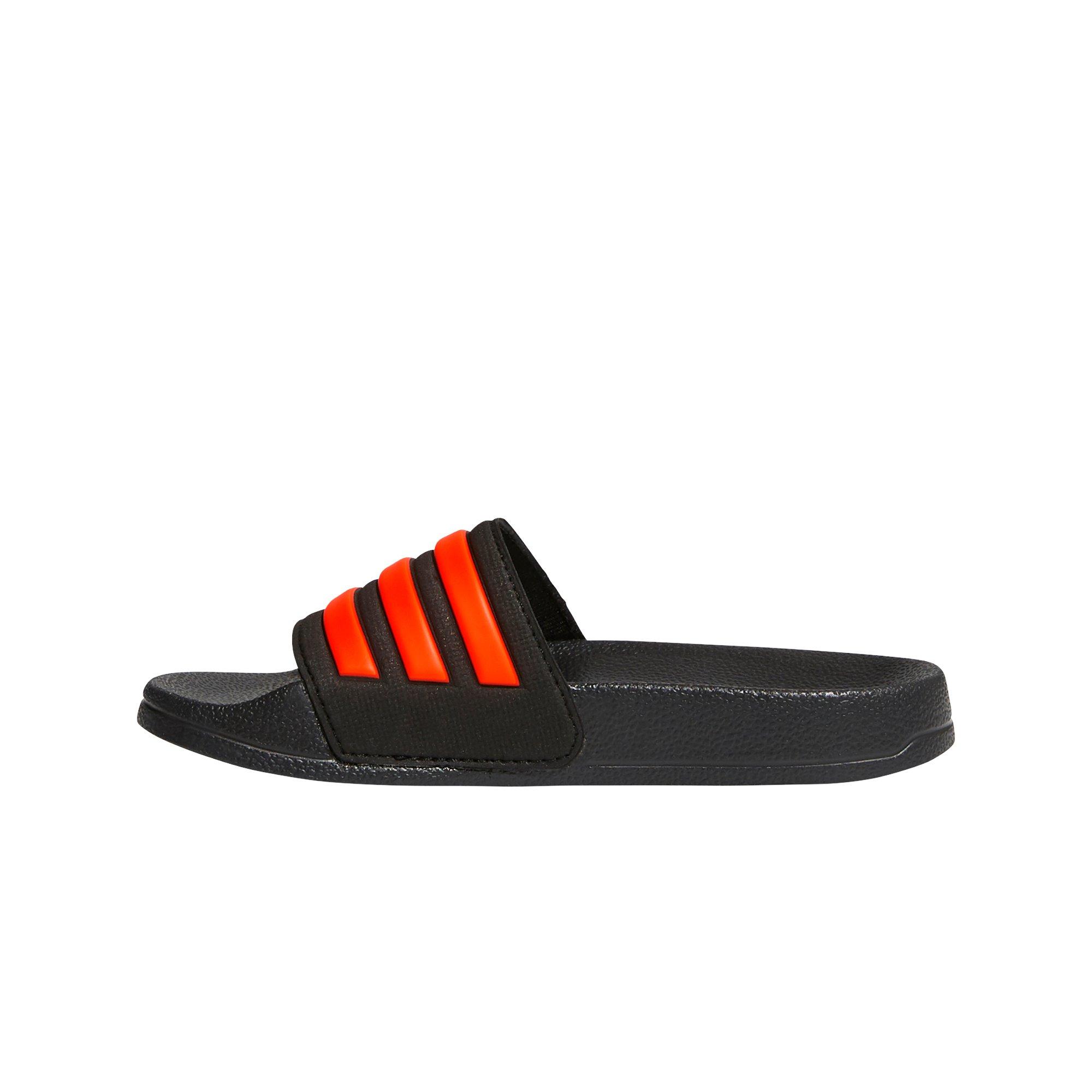 adidas slides red and black