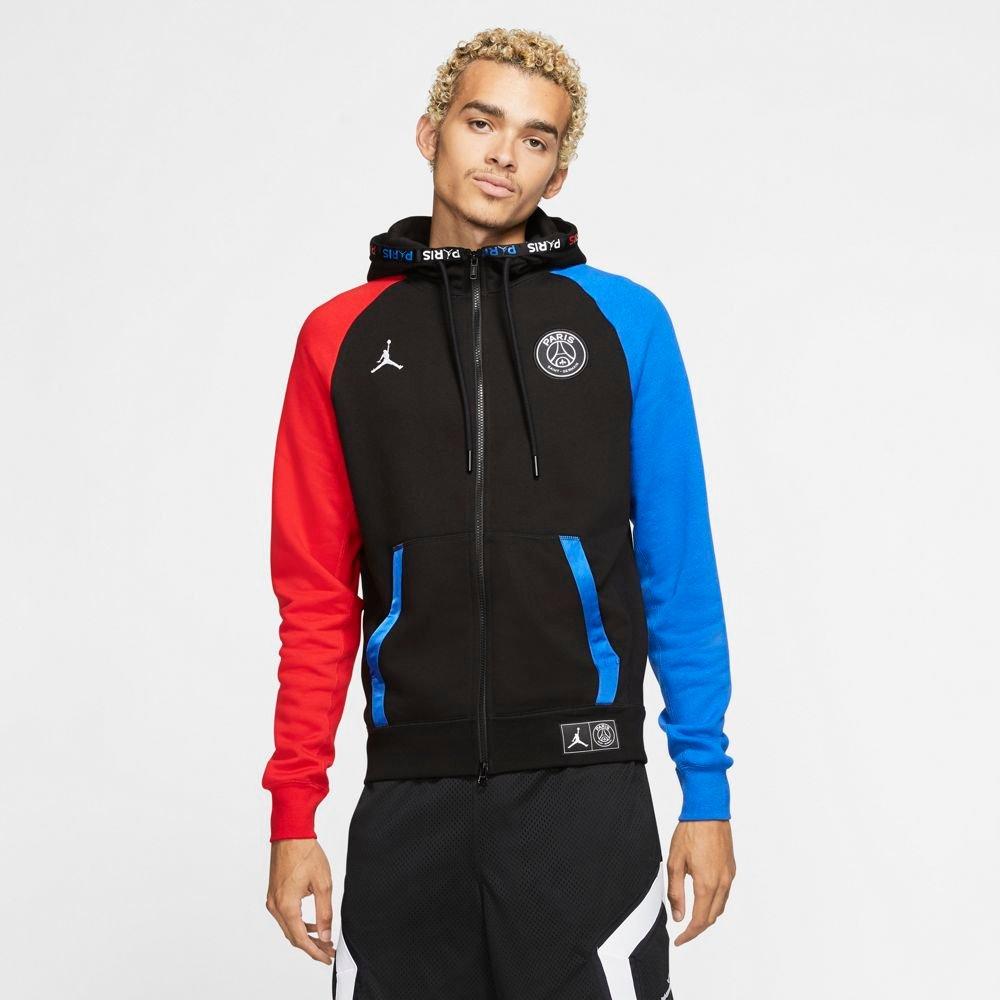 psg jordan half zip