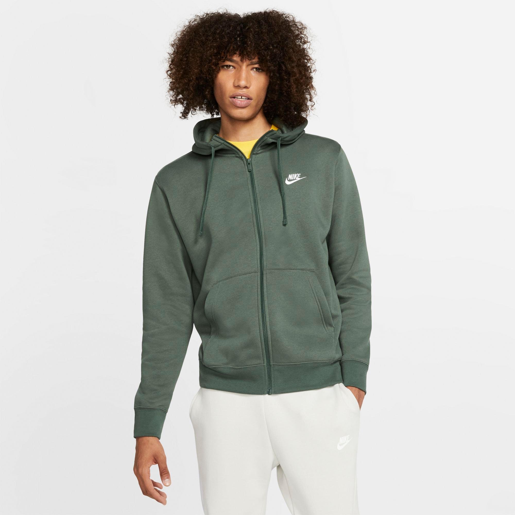 nike club sweatshirt green