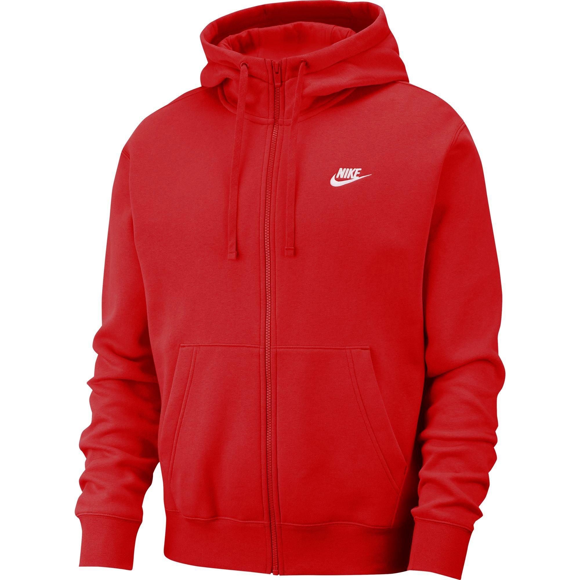 nike sportswear club fleece red