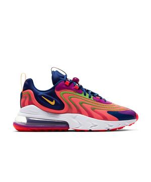Nike Air Max 270 React Eng Laser Crimson Orange Blue White Men S Shoe Hibbett City Gear