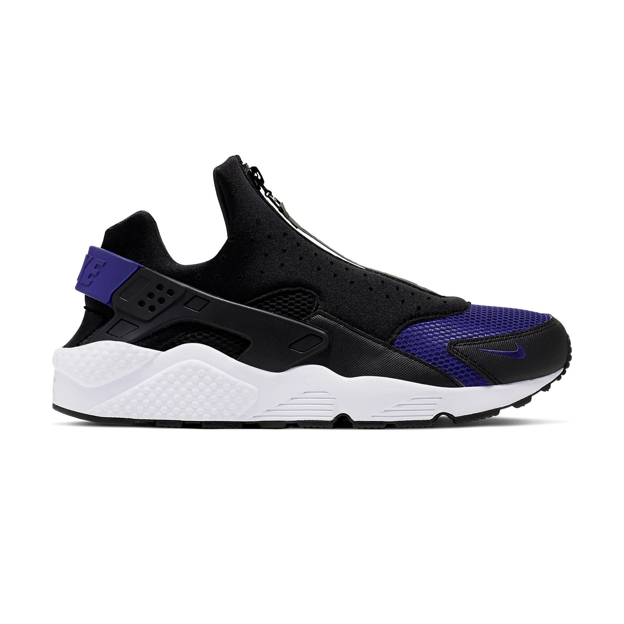 black and purple huaraches