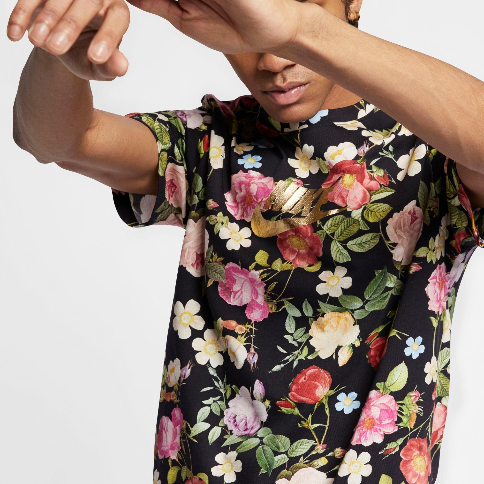 nike floral foam shirt