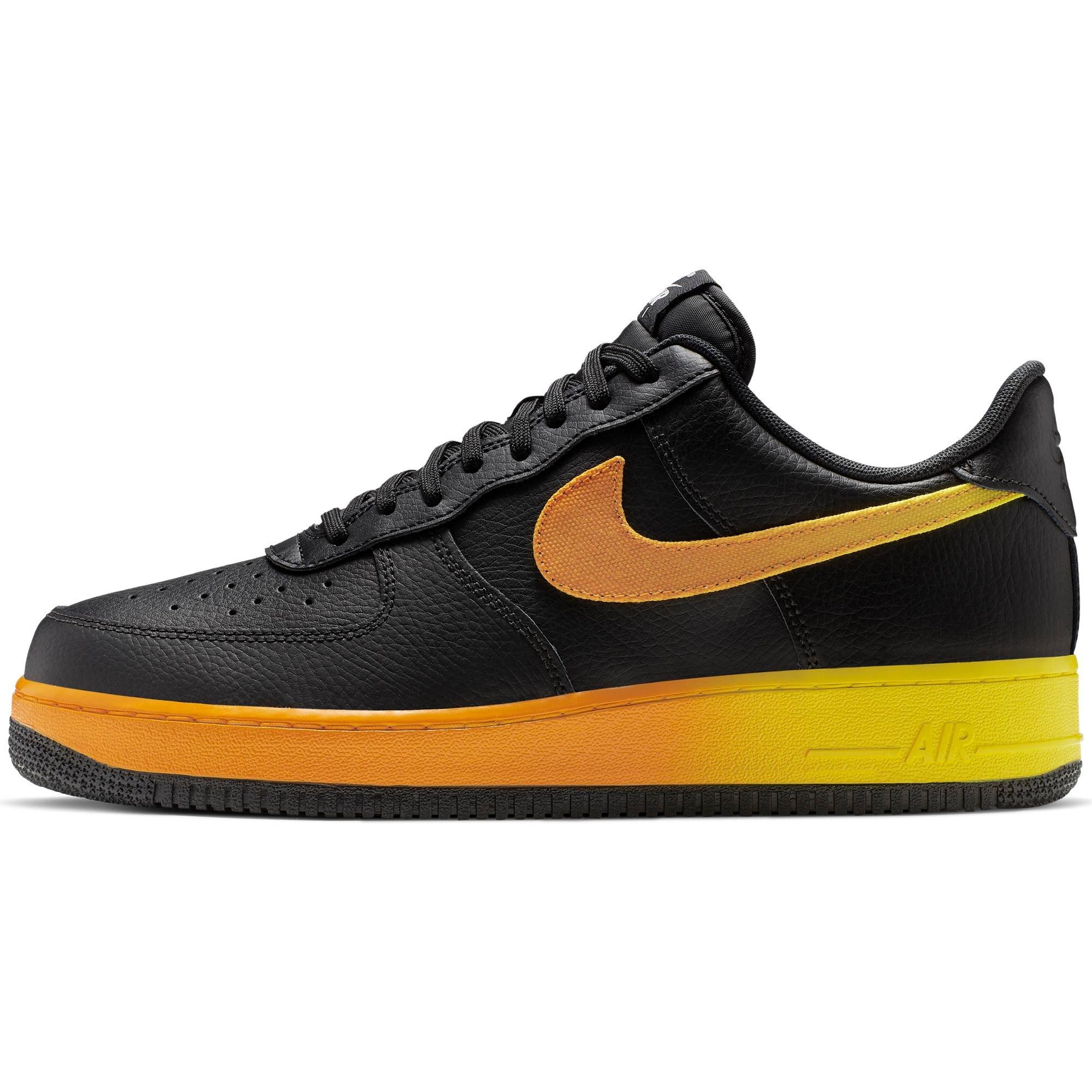 black orange and yellow air force 1