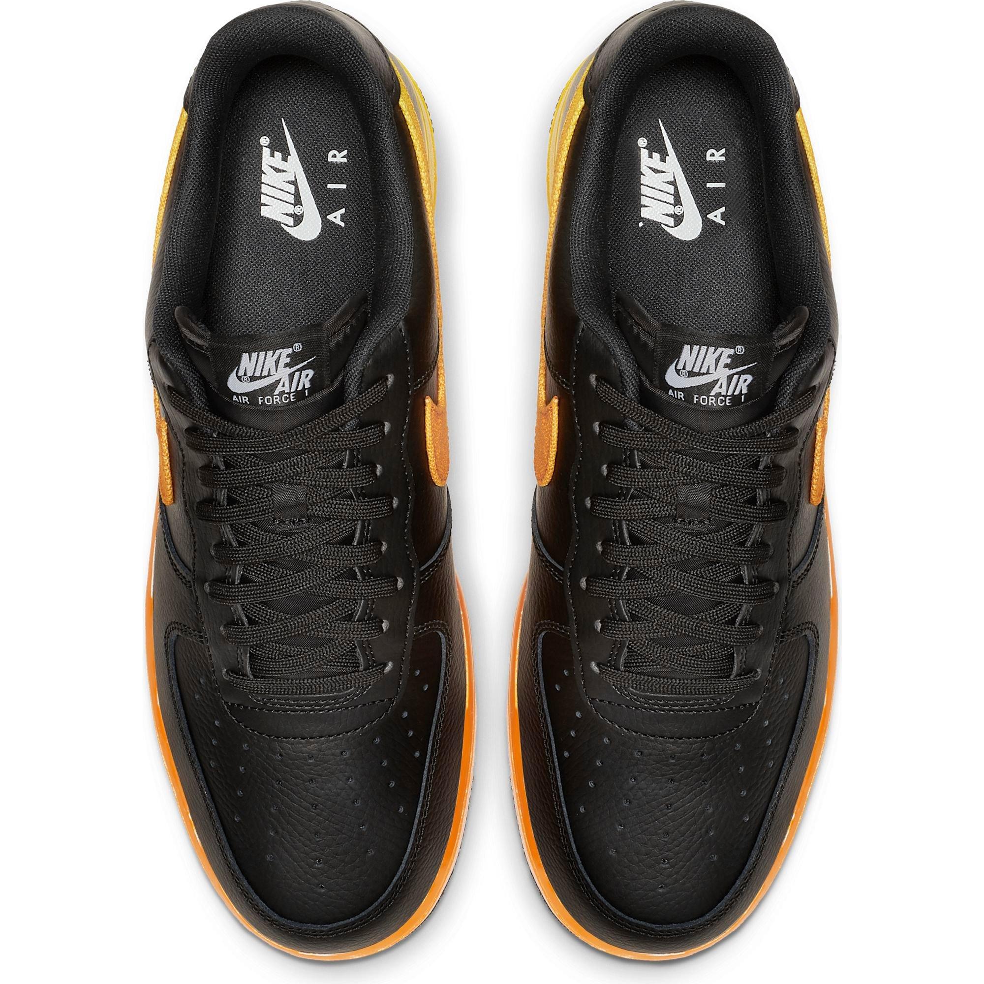 black orange and yellow air force 1