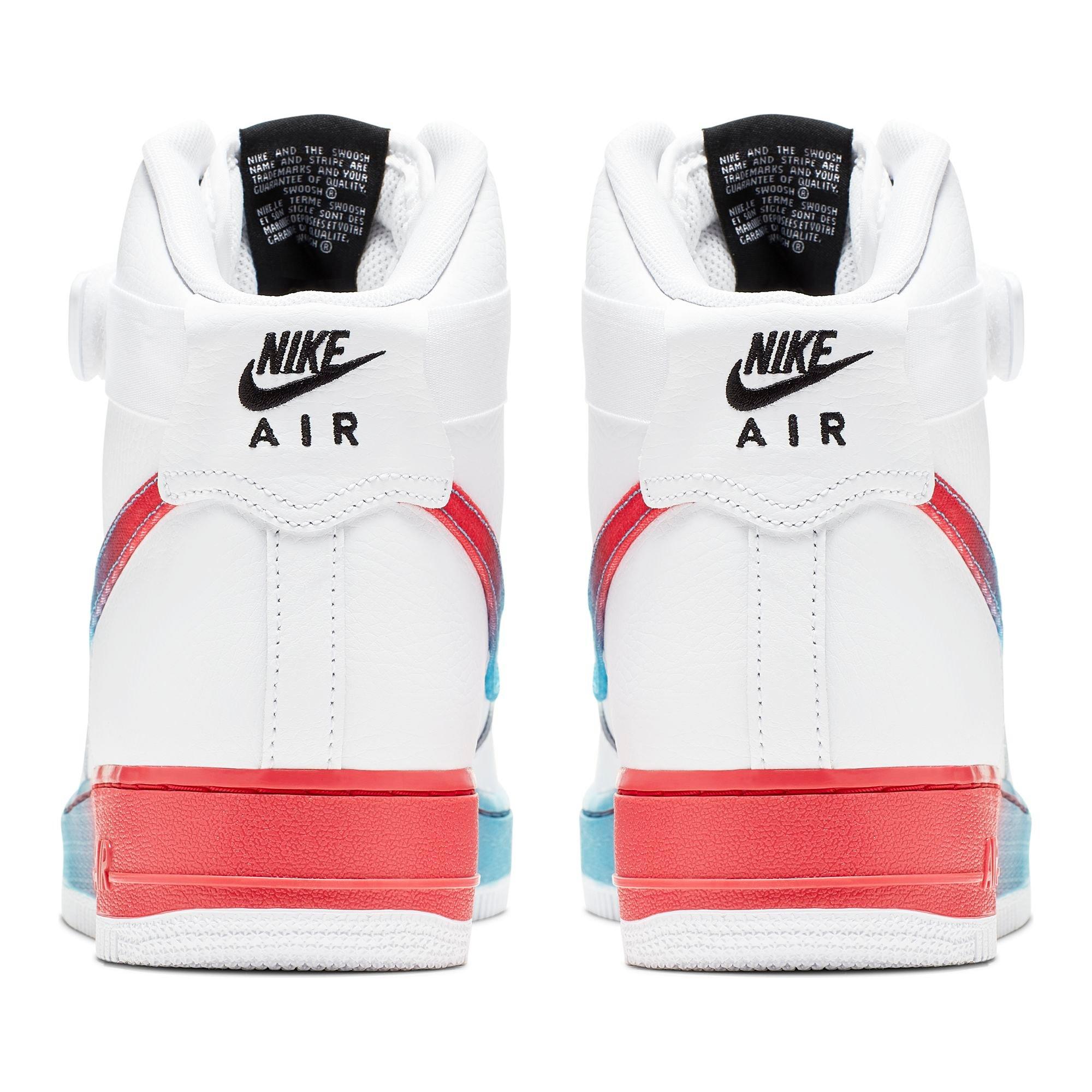 nike air force 1 white-ember glow-black