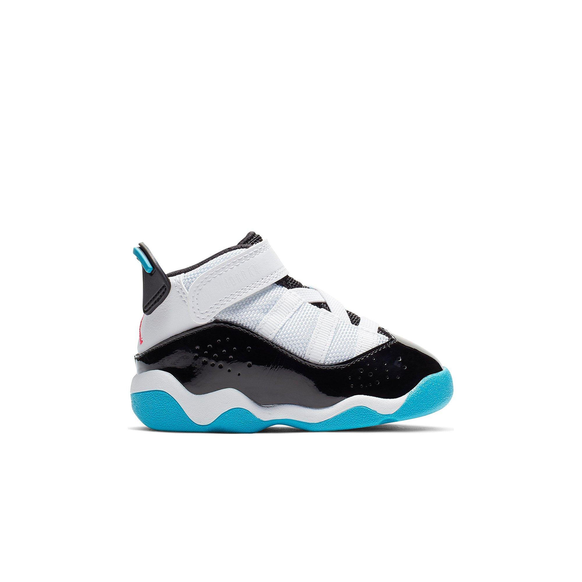 jordan 6 rings baby blue and white