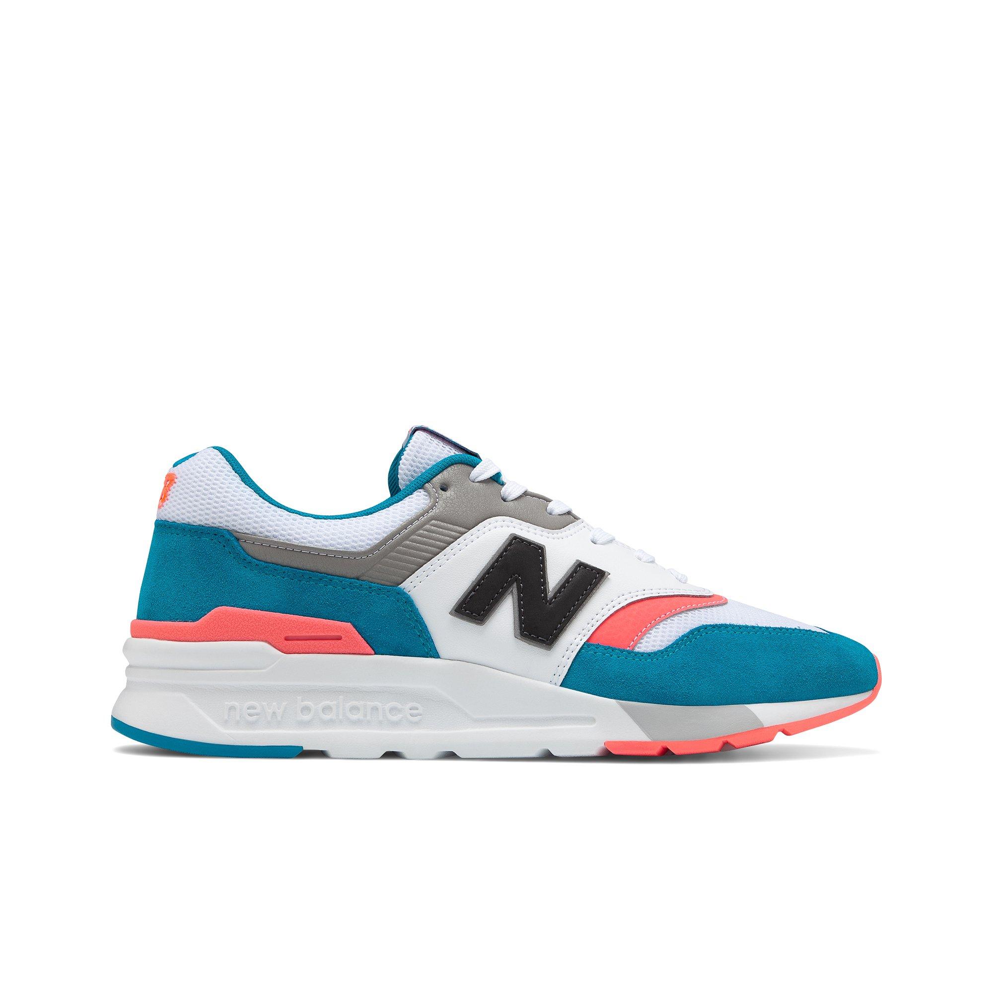 new balance white blue pink