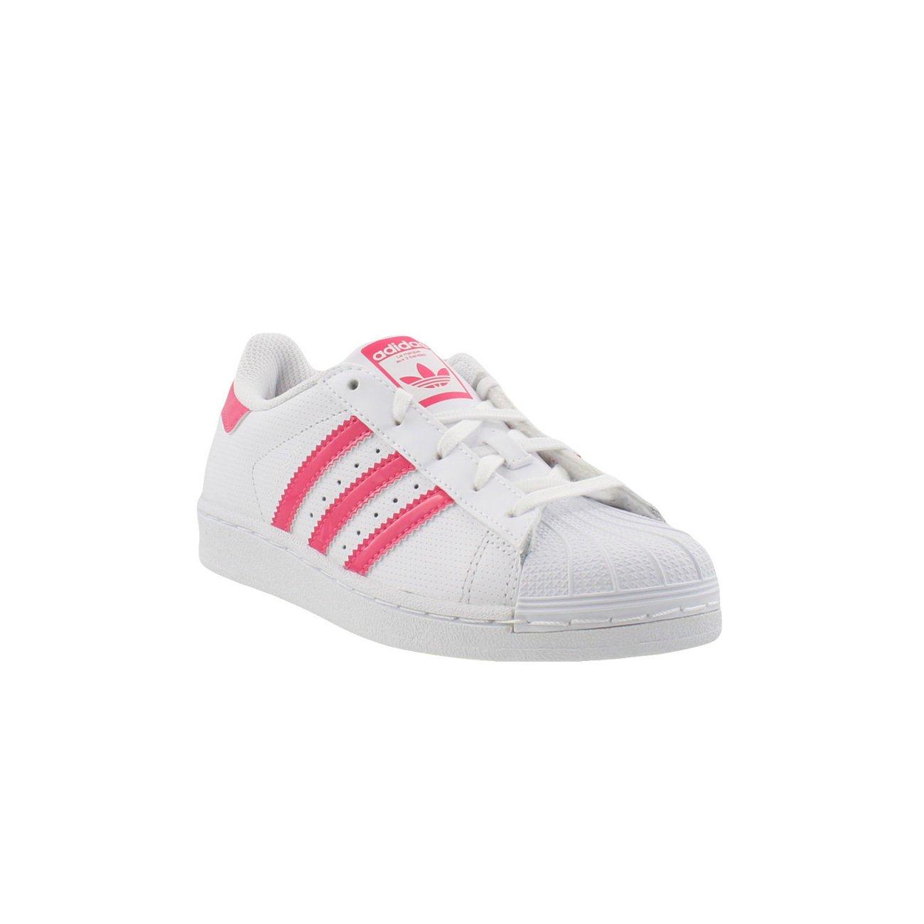 adidas superstar white pink