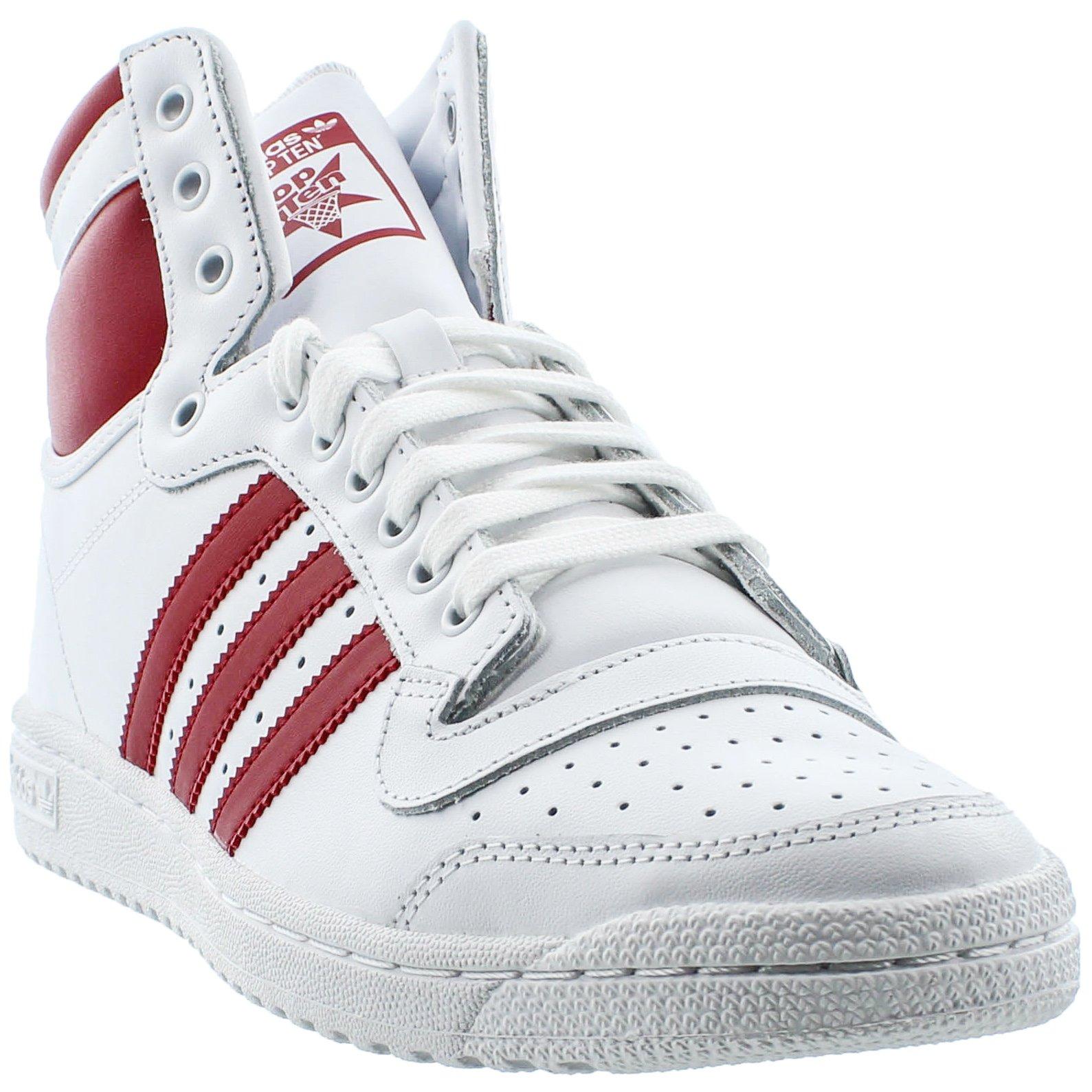 red white and blue adidas top ten