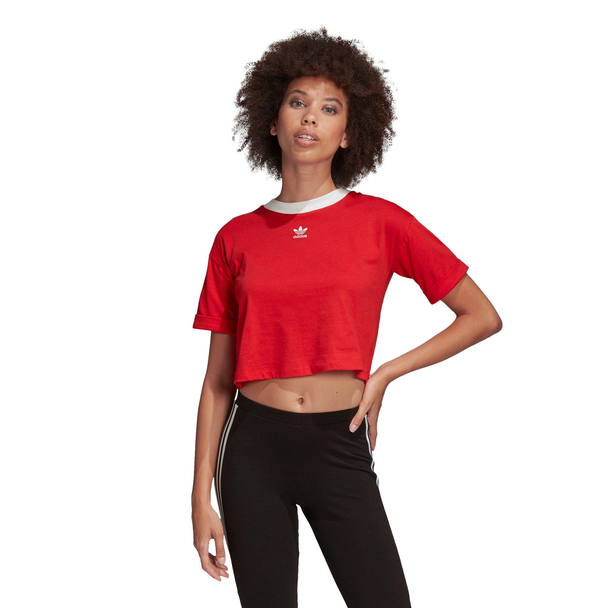 adidas cropped tee