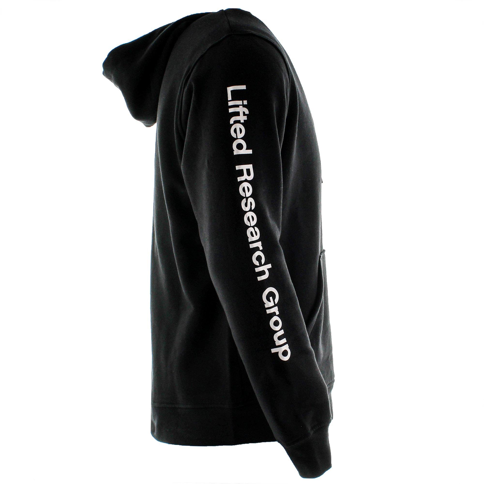 lrg rise up black hoodie